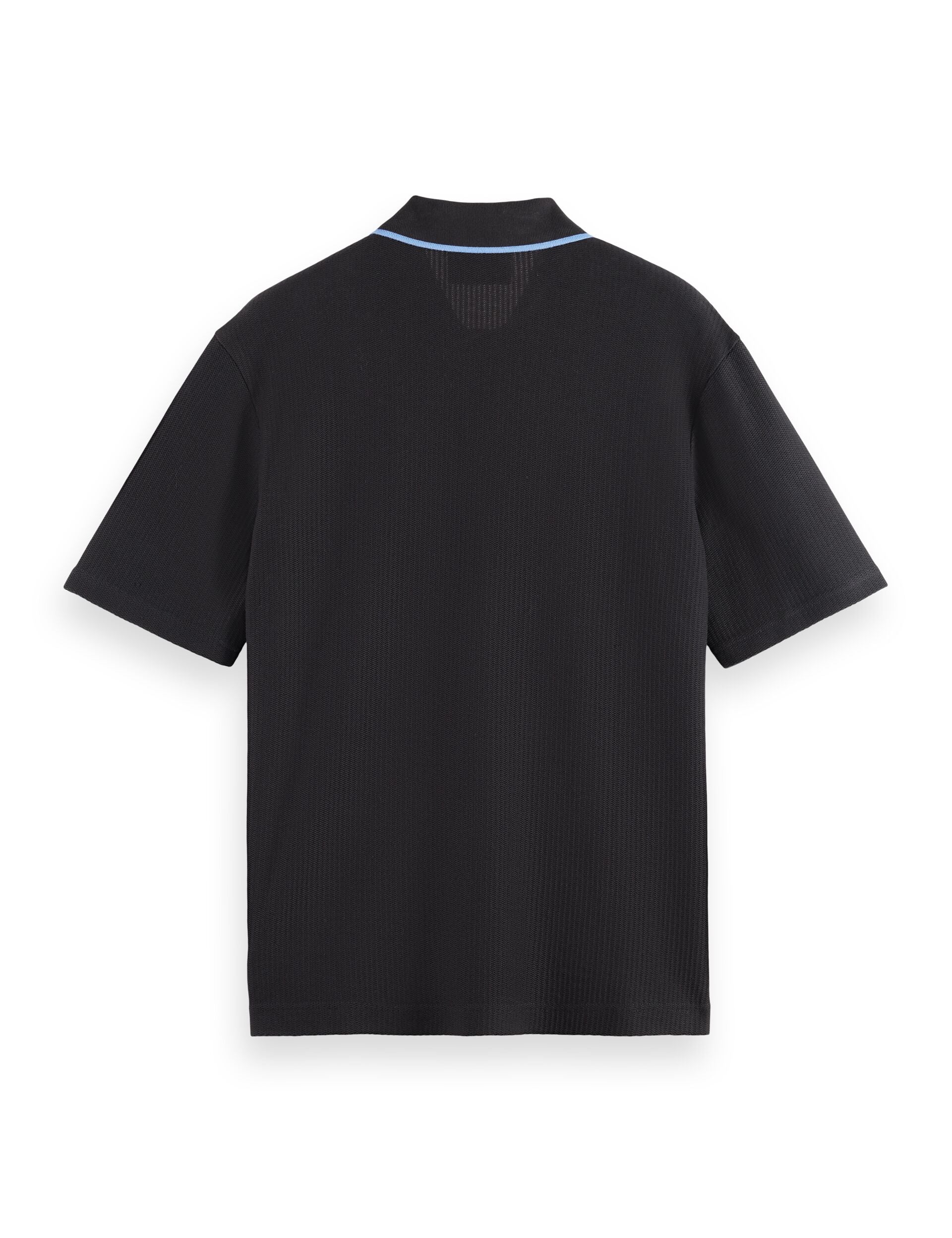 Structured relaxed fit polo