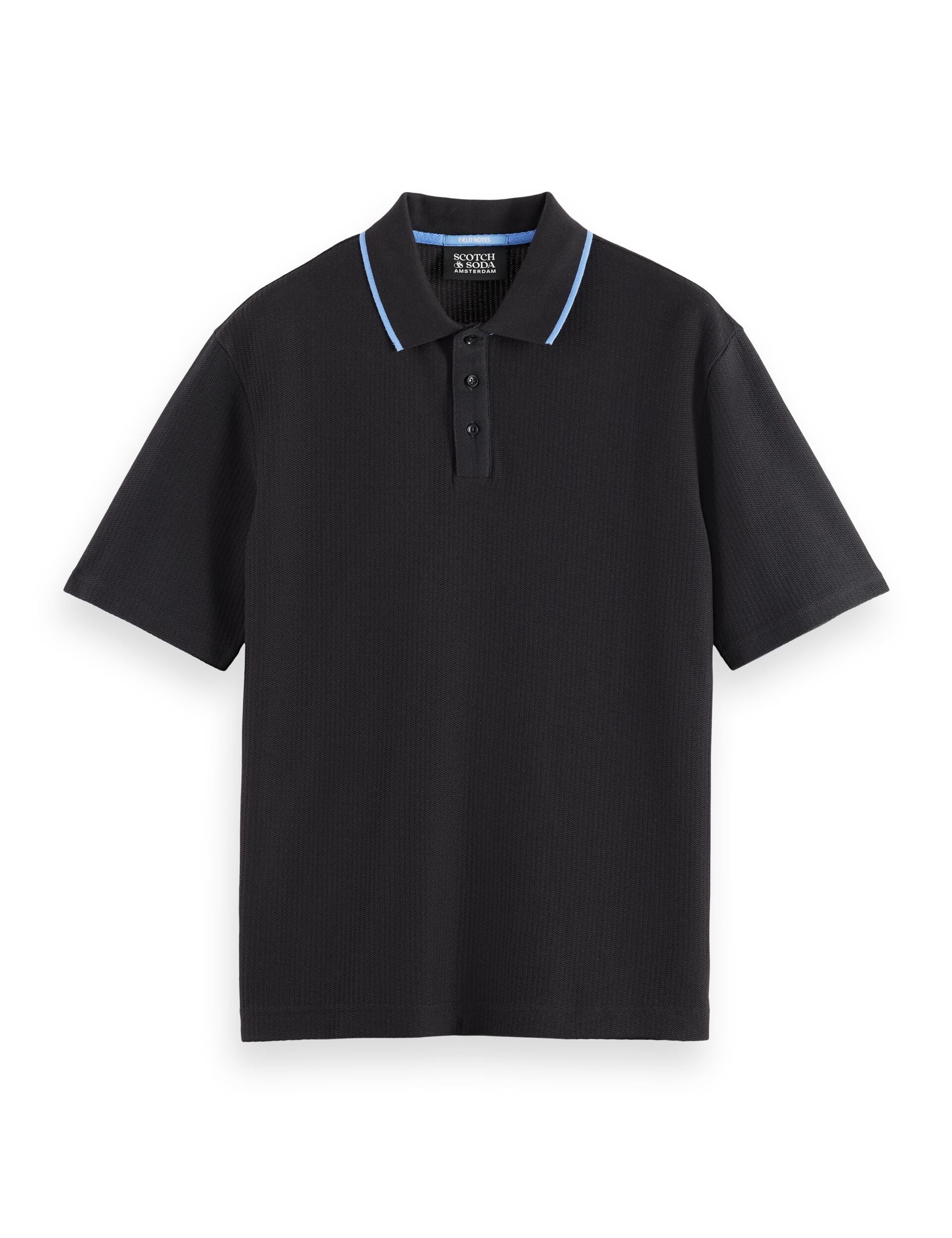 Structured relaxed fit polo