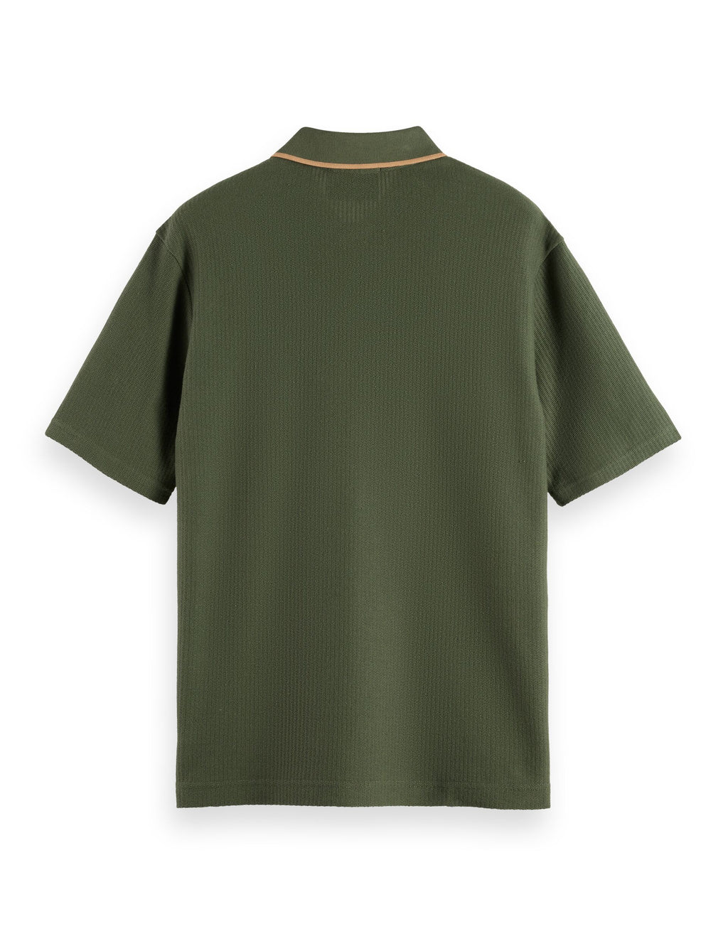 Structured relaxed fit polo