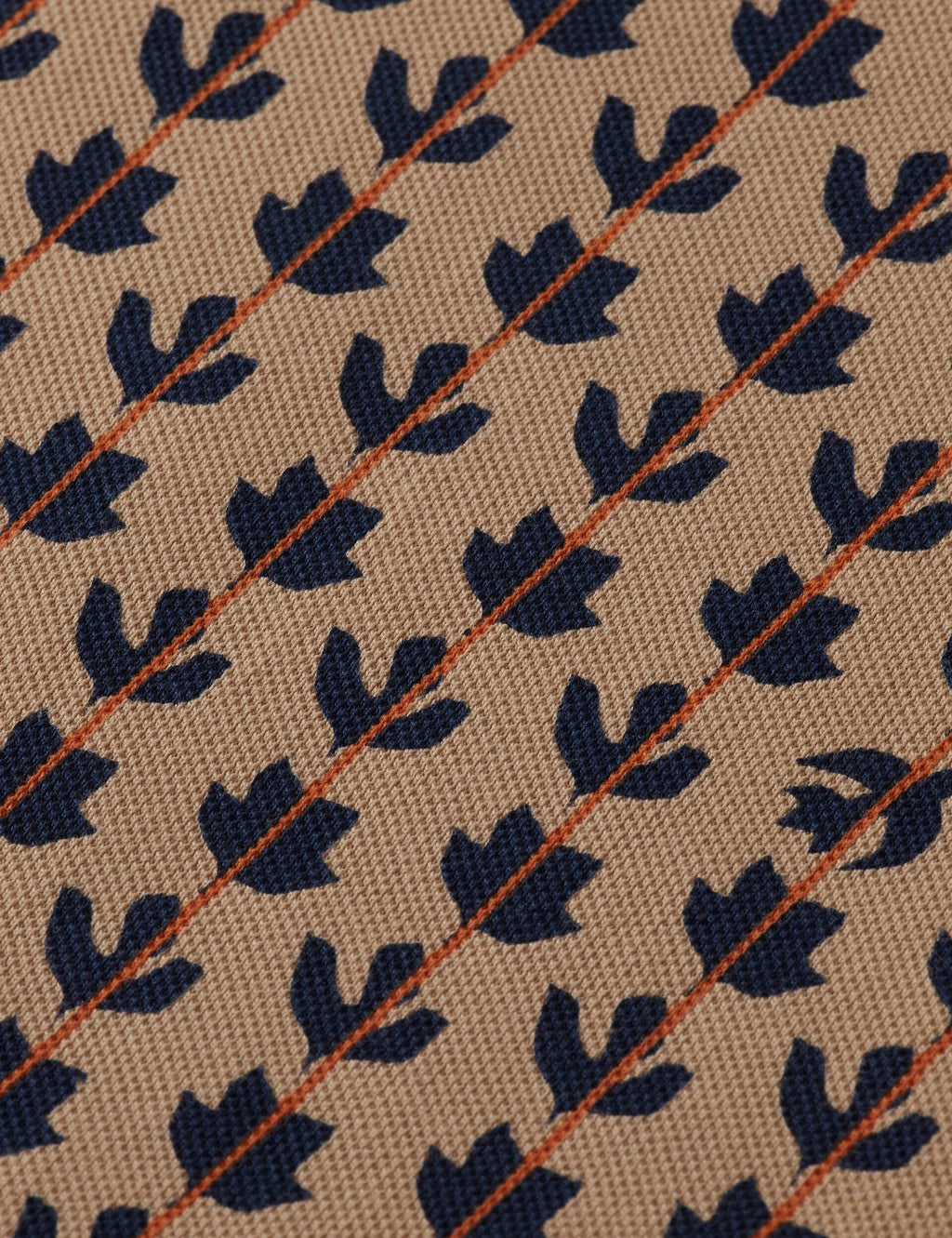 Micro allover print jersey regular fit polo