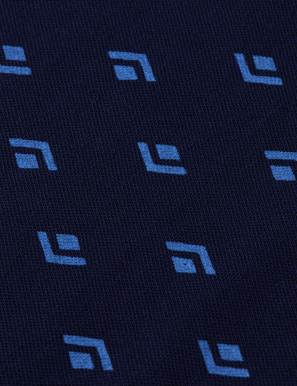 Micro allover print jersey regular fit polo