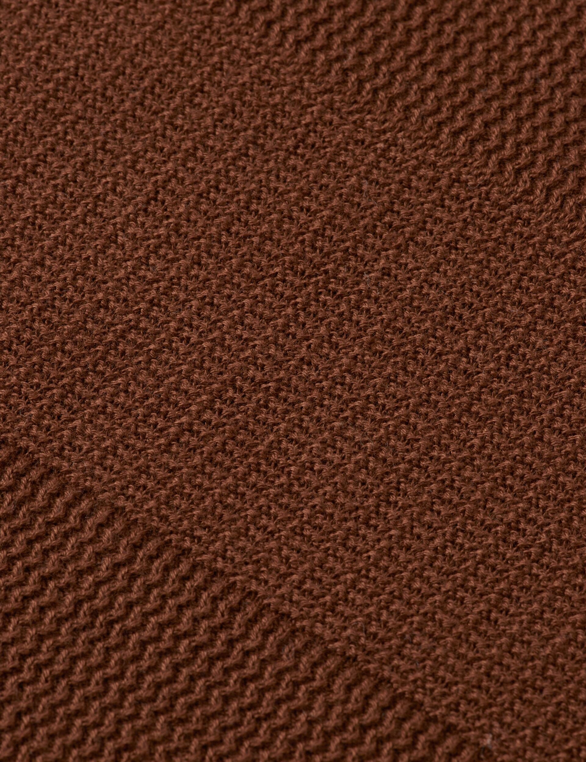 Knitted tone on tone striped regular fit polo