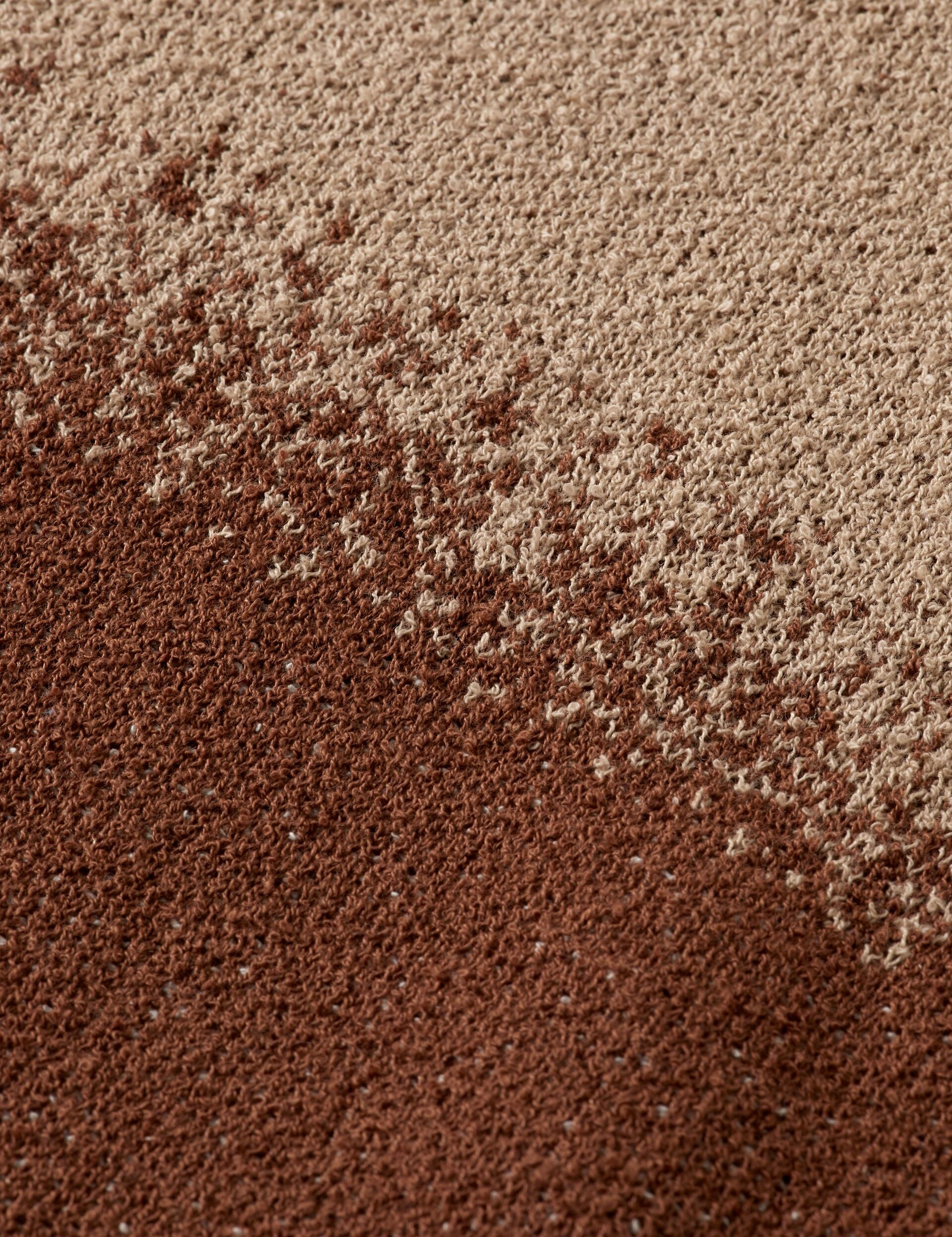 Knitted degrade polo