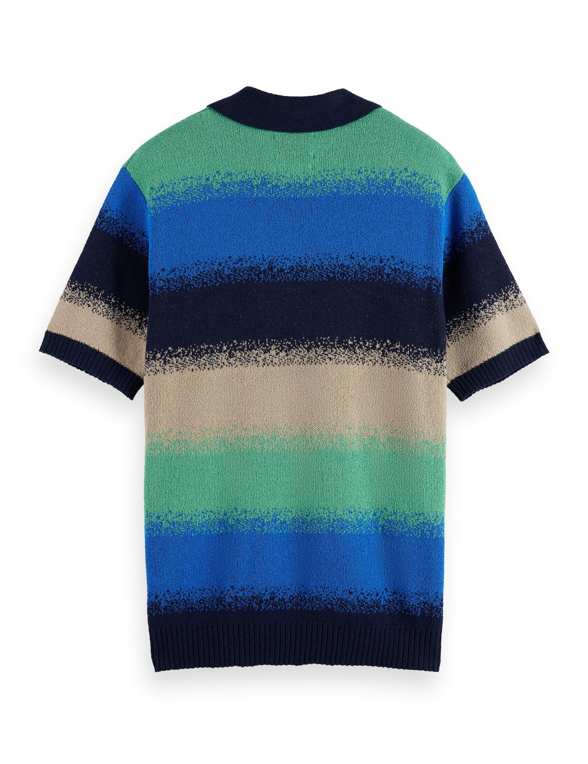 Knitted degrade polo