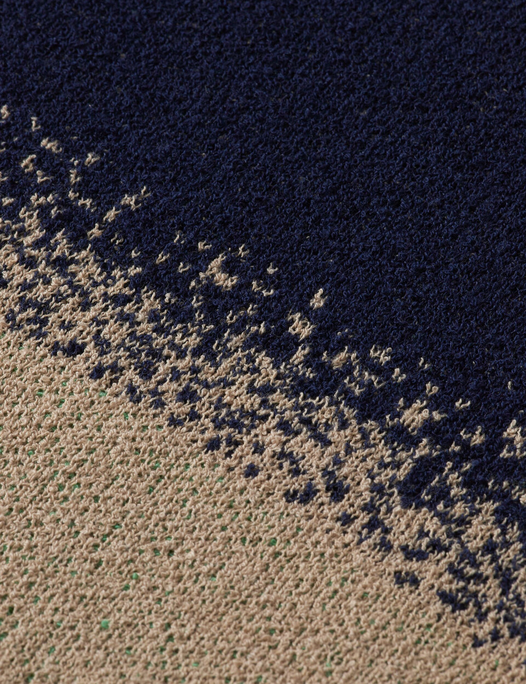 Knitted degrade polo