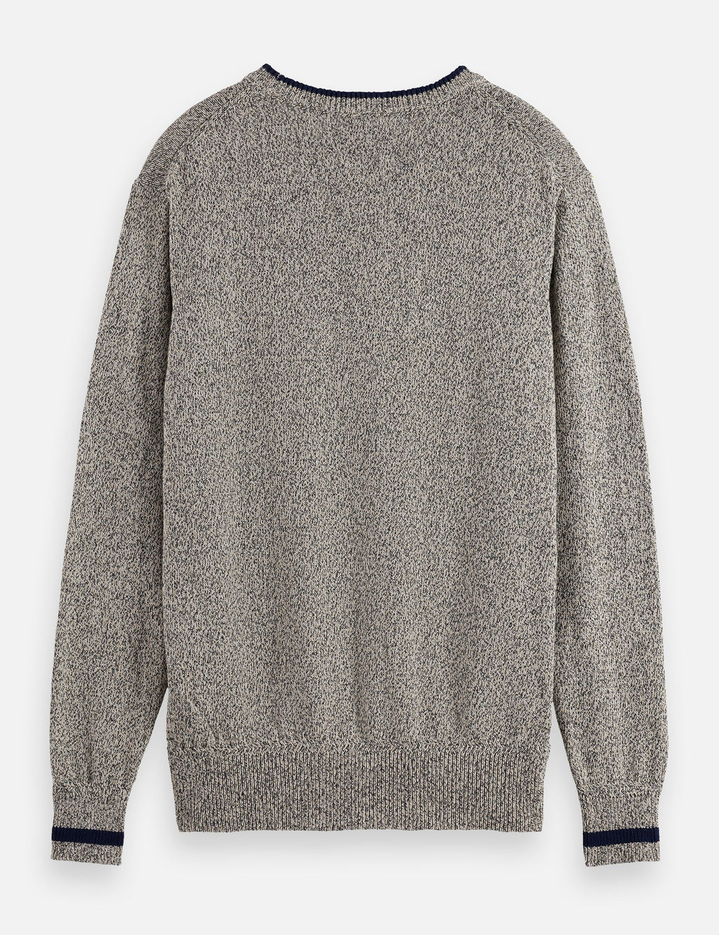 Melange regular fit crew neck