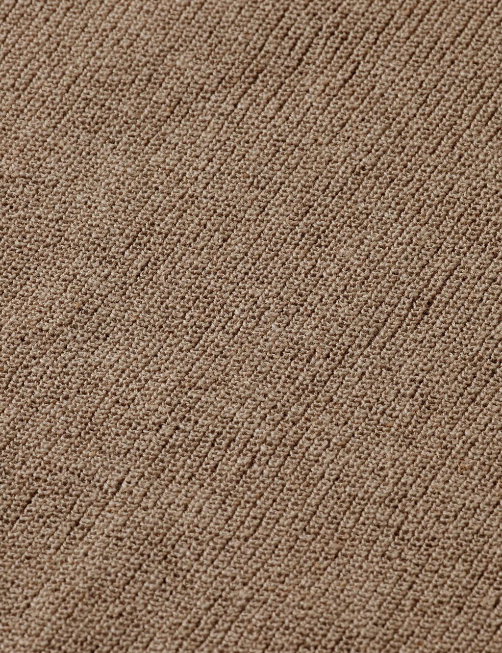 Linen blend crew neck