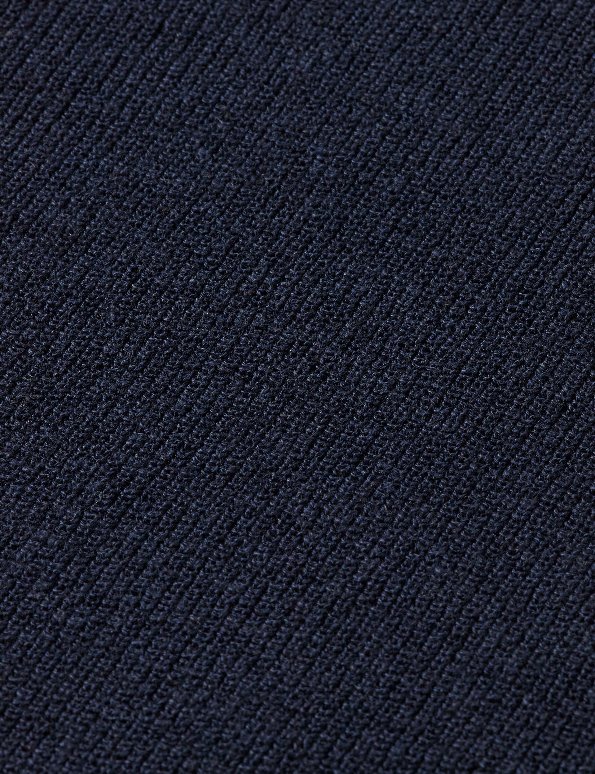 Linen blend crew neck