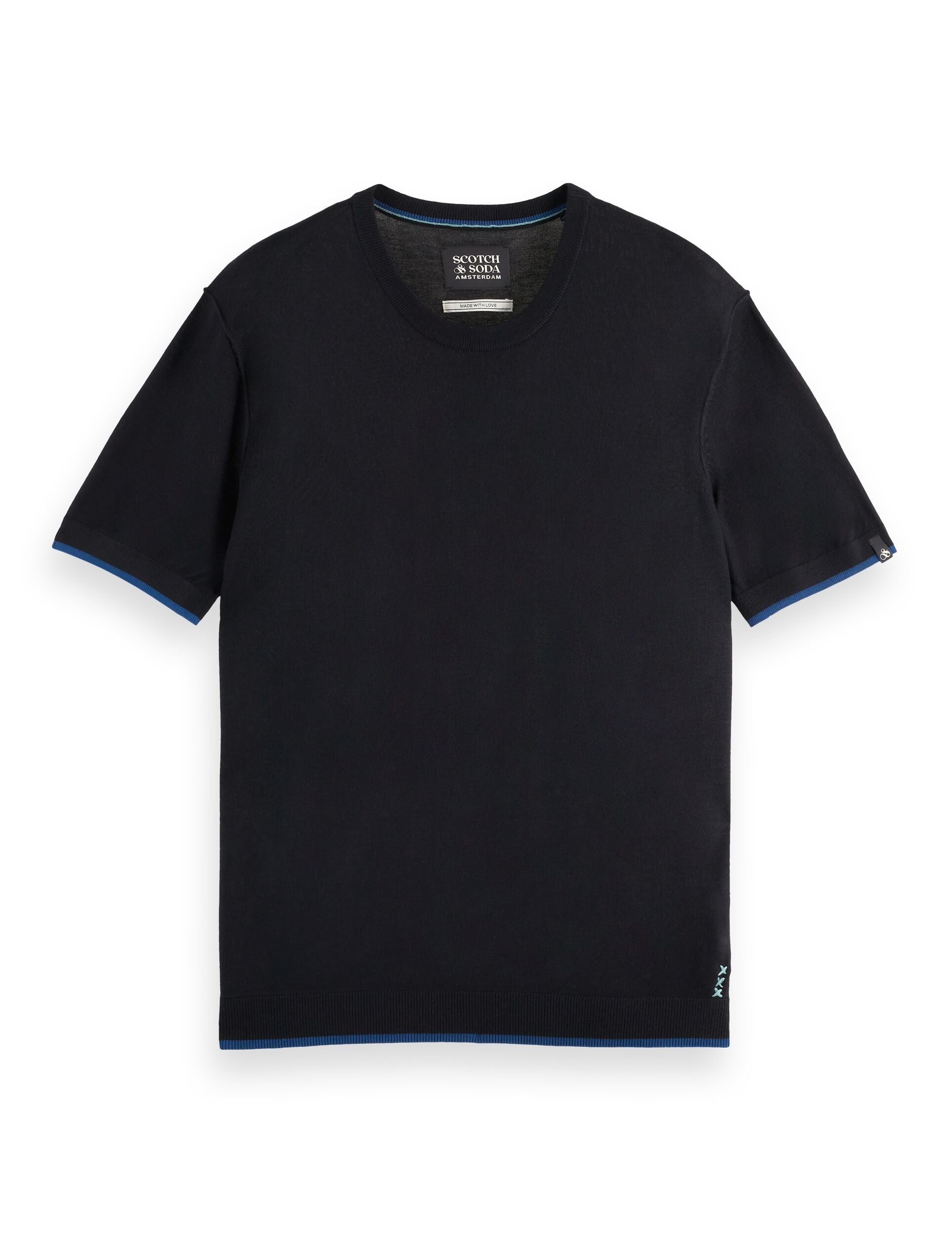 Knitted relaxed fit T-shirt