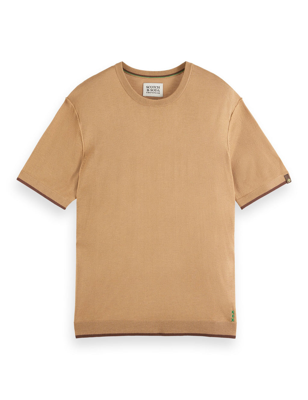 Knitted relaxed fit T-shirt