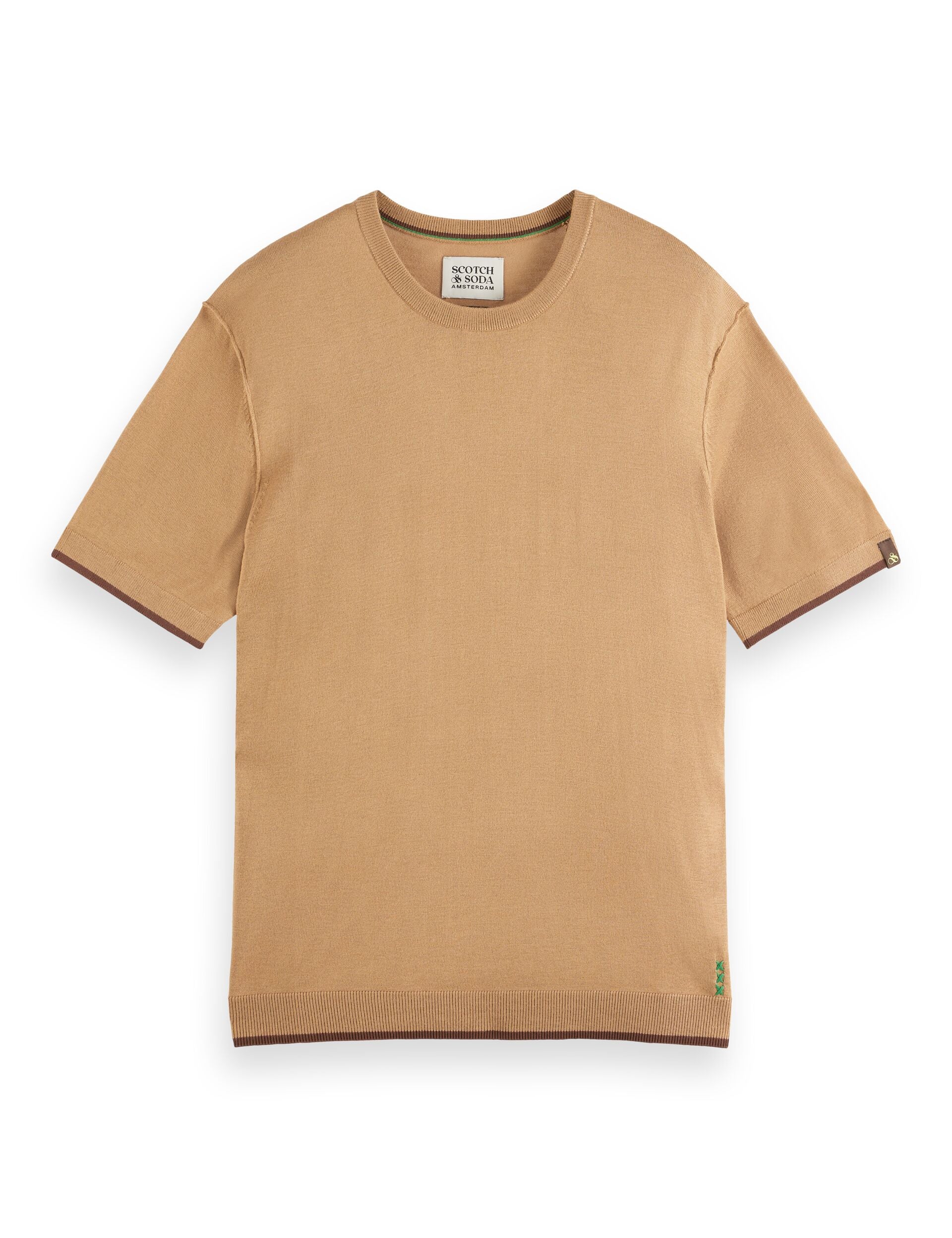 Knitted relaxed fit T-shirt