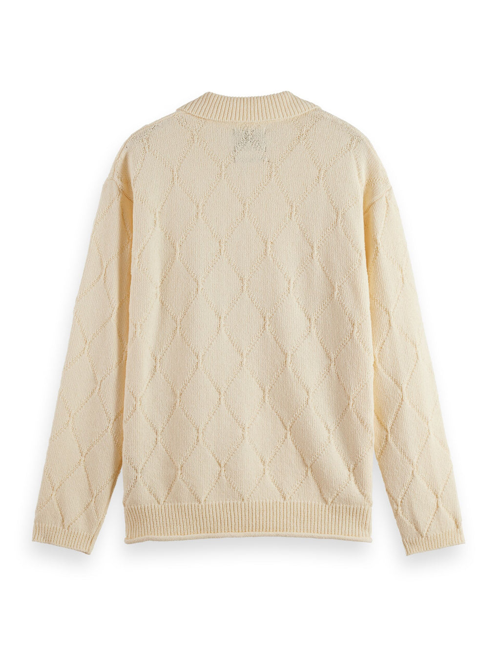 Open work long sleeve shirt