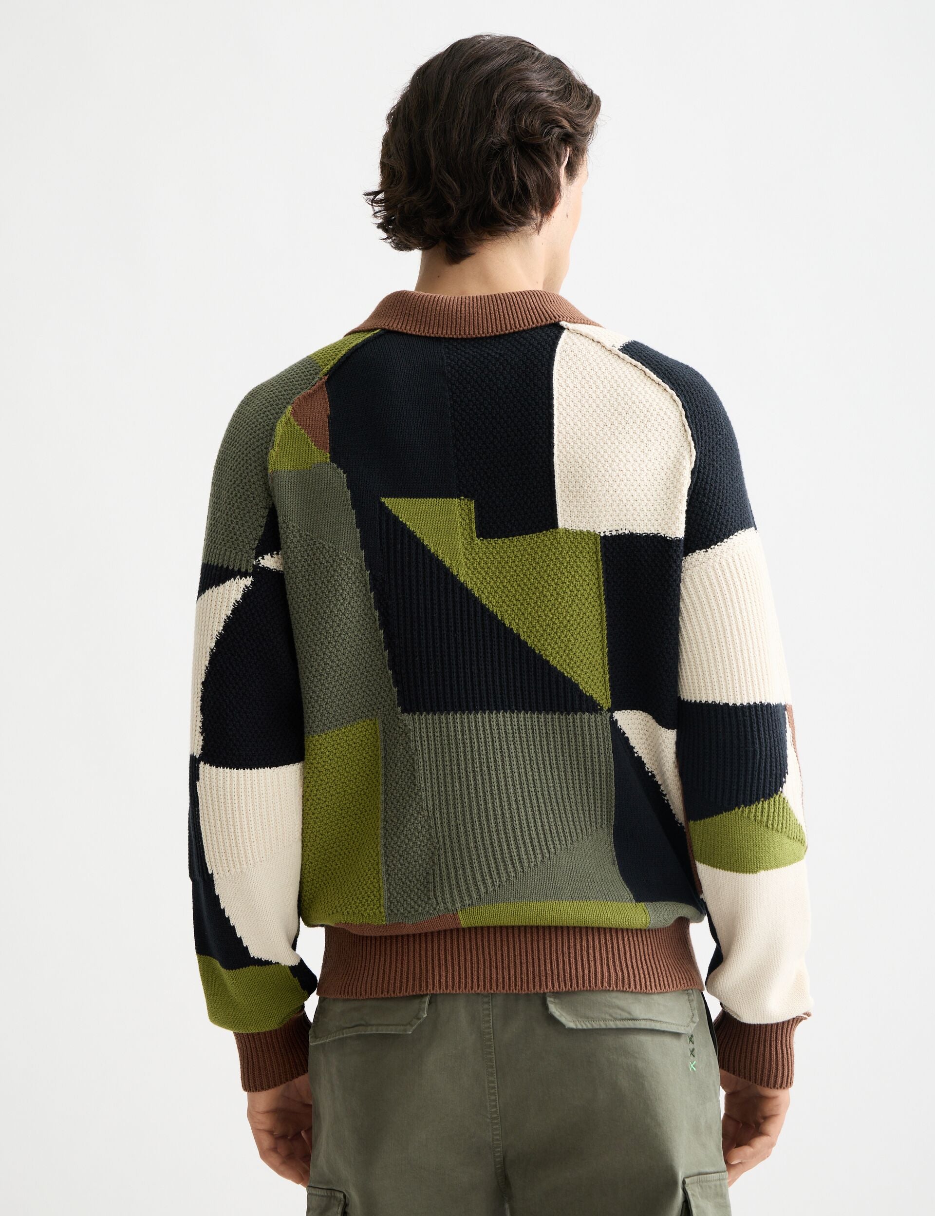 Patch work long sleeve polo – Scotch & Soda Patch work long sleeve polo – Scotch & Soda