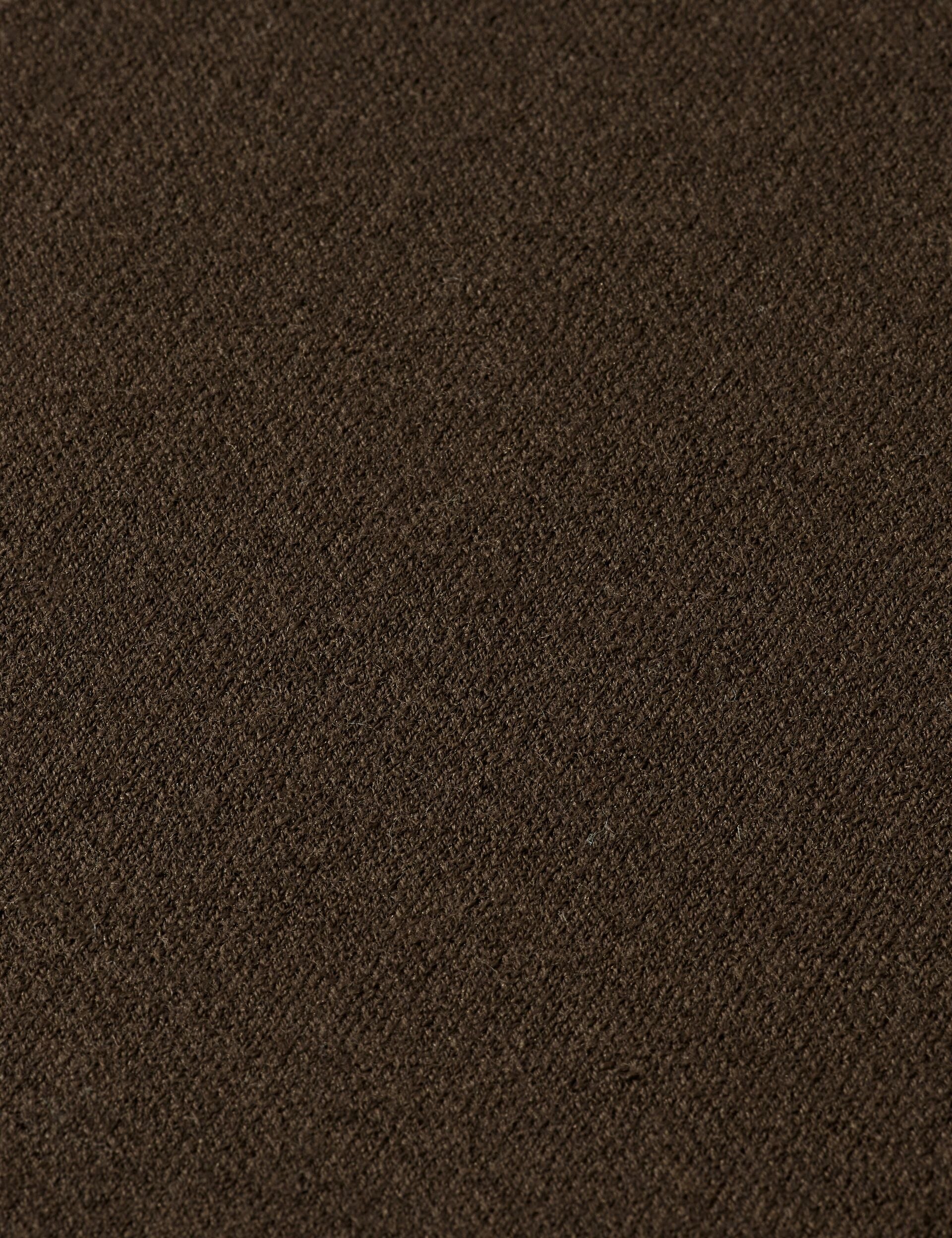 Merino double face dropped shoulder crewneck