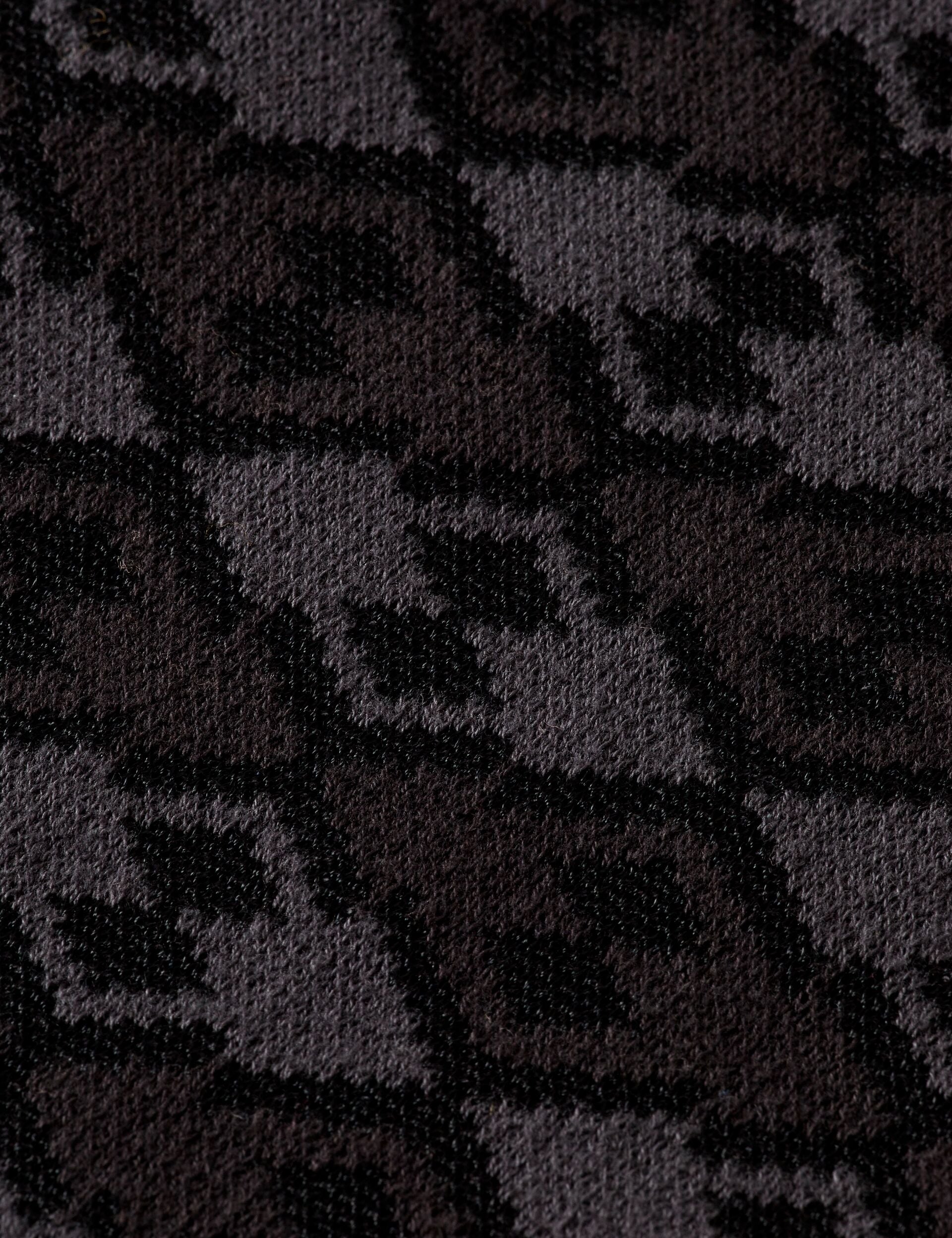 Tone on tone knitted polo