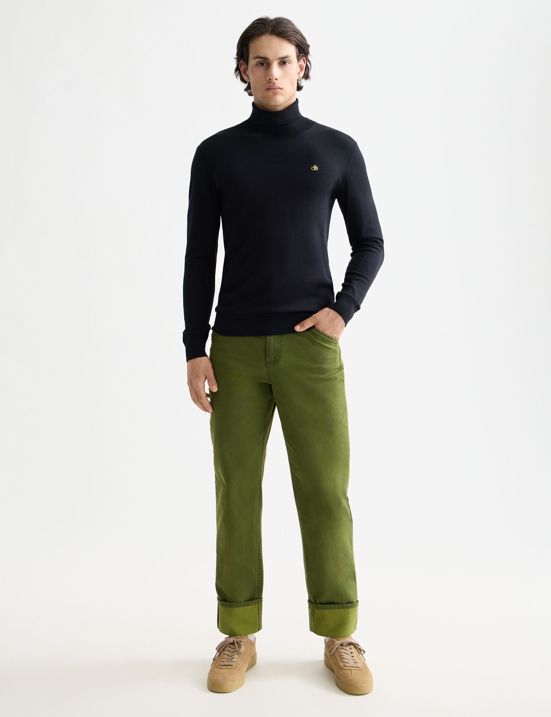 Ecovero blend turtleneck sweater