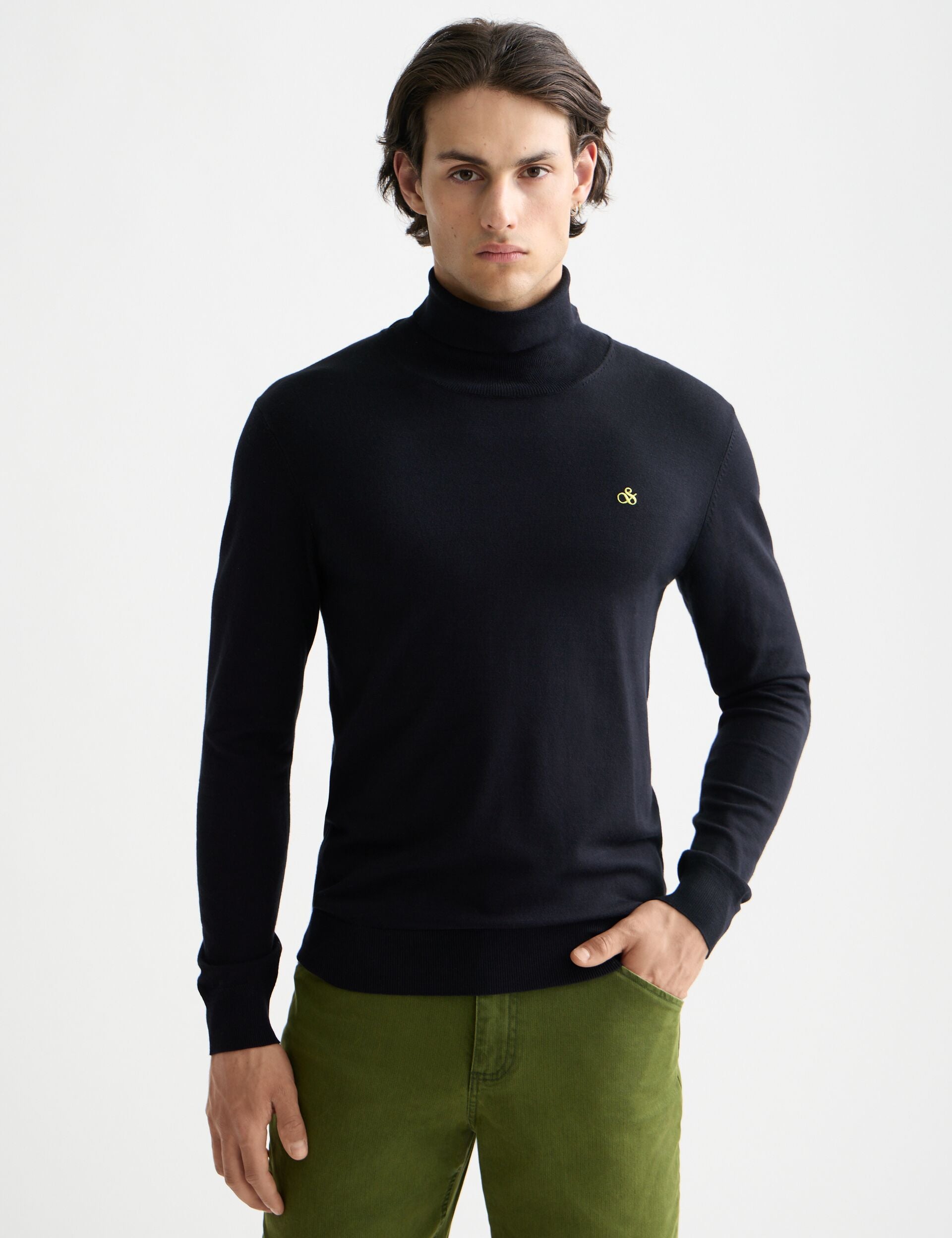 Ecovero blend turtleneck sweater