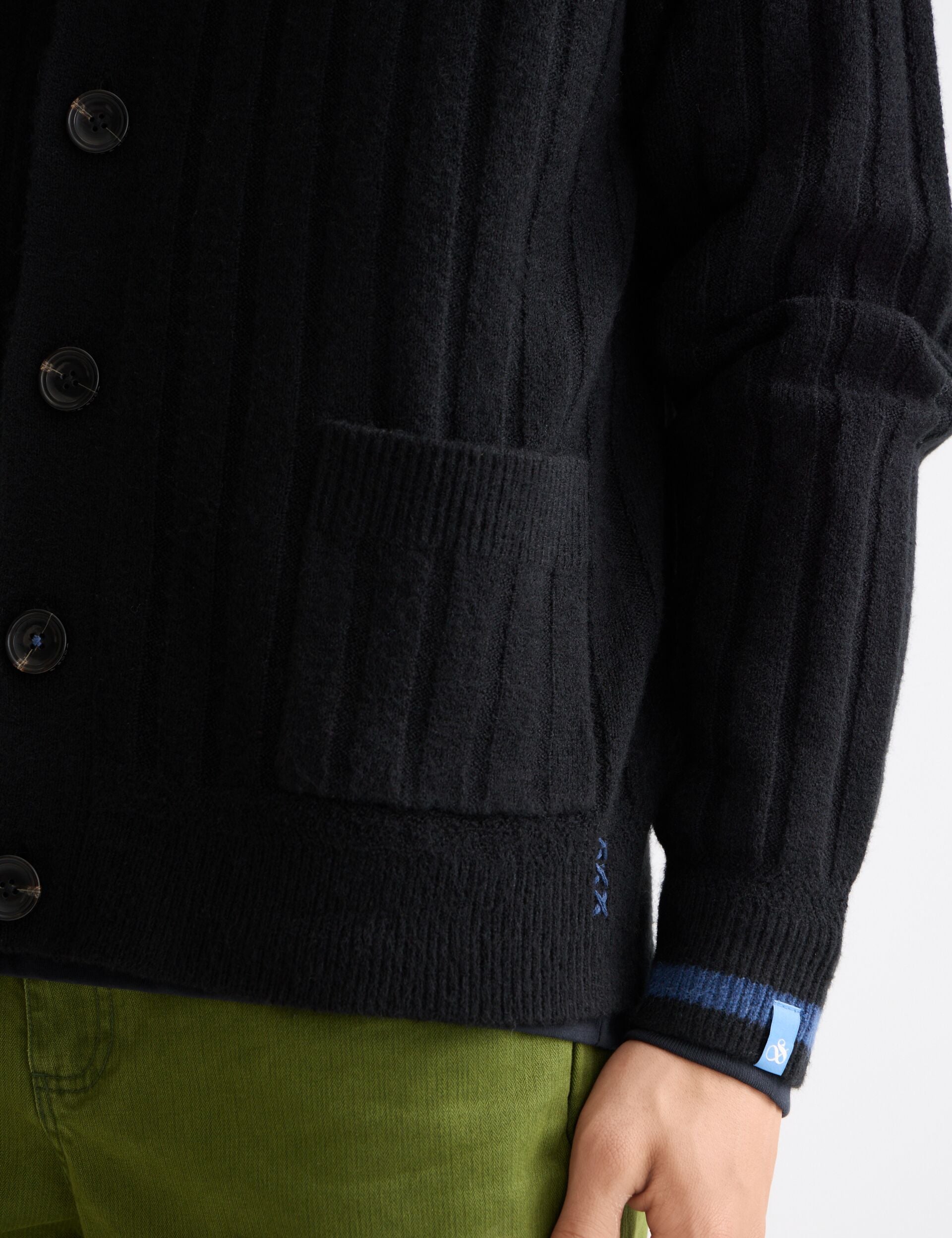 Soft knit dropped shoulder cardigan