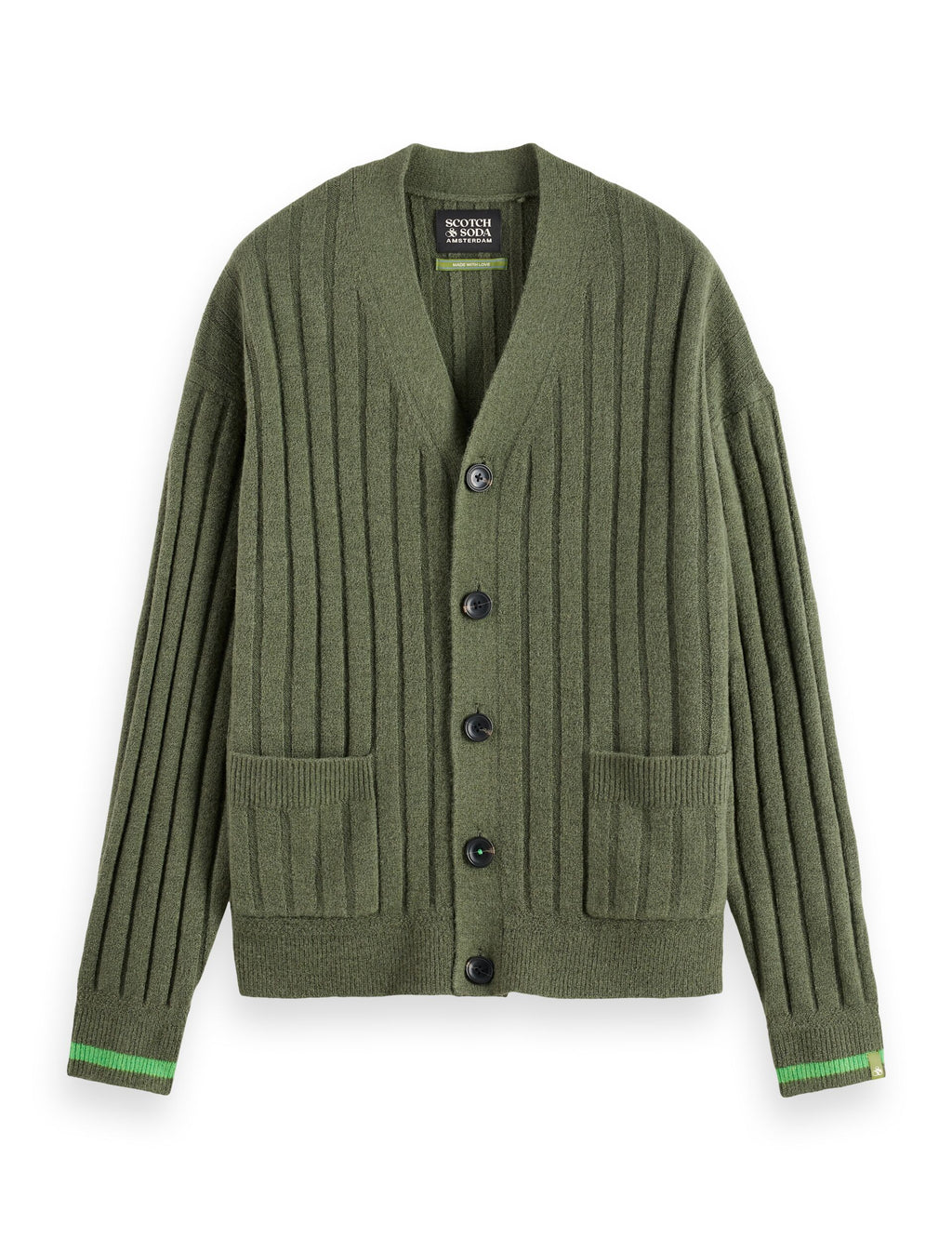 Soft knit dropped shoulder cardigan