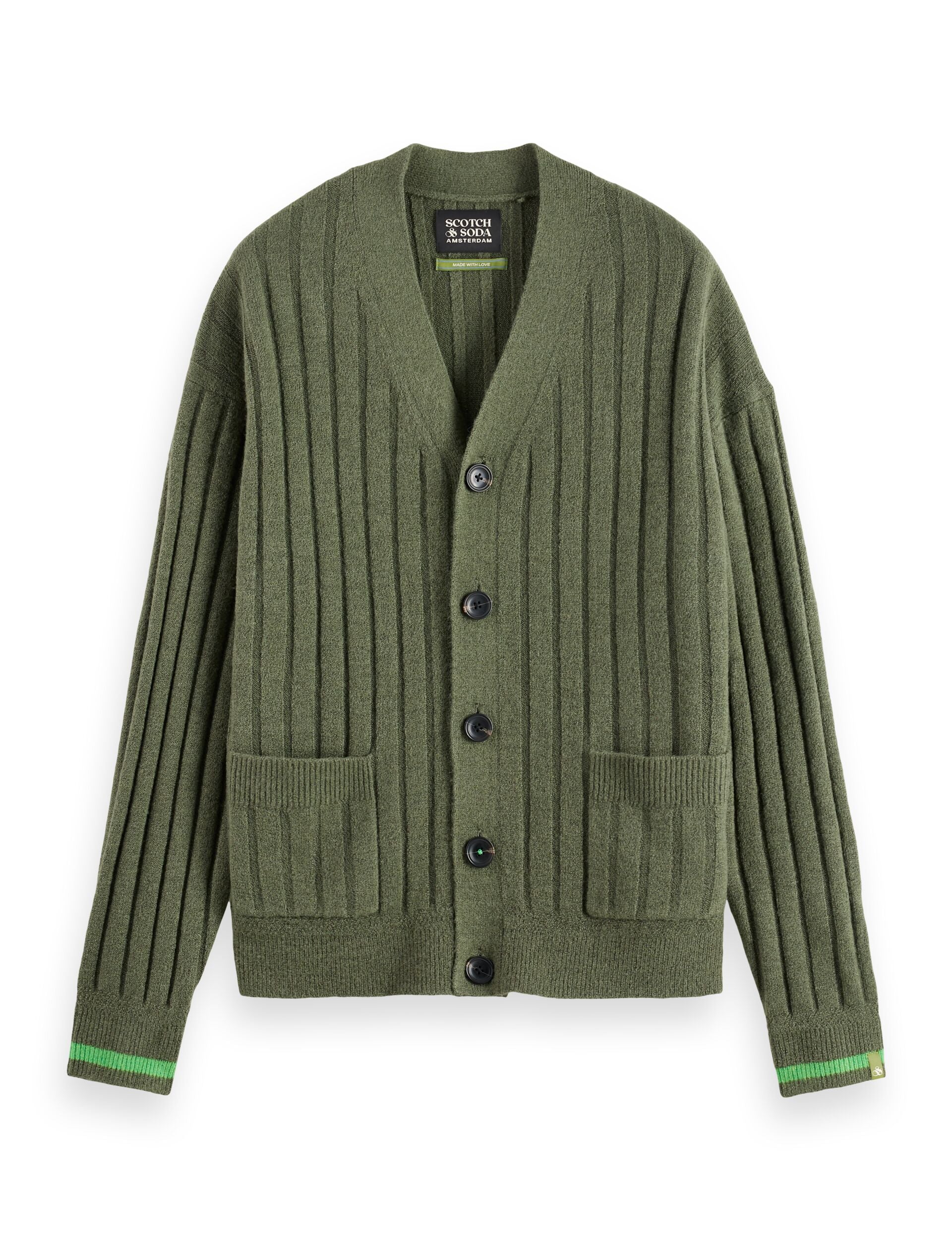 Soft knit dropped shoulder cardigan