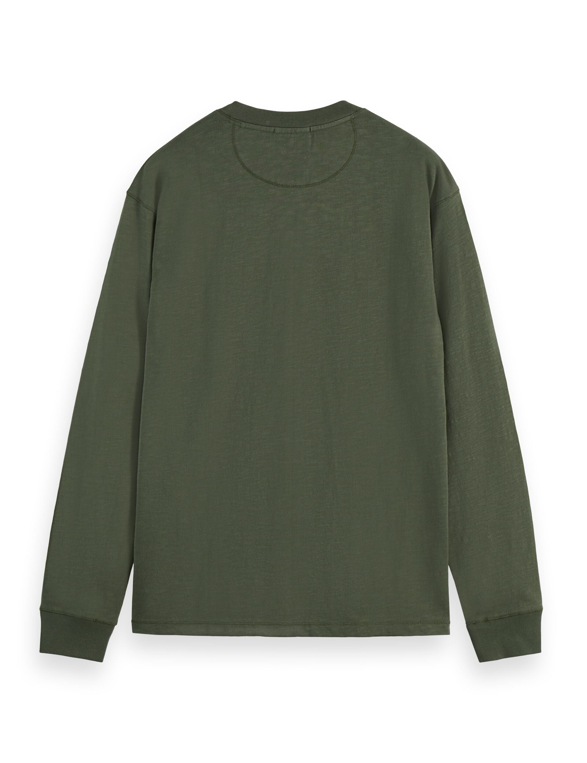 Long Sleeve Slub Henley T-Shirt