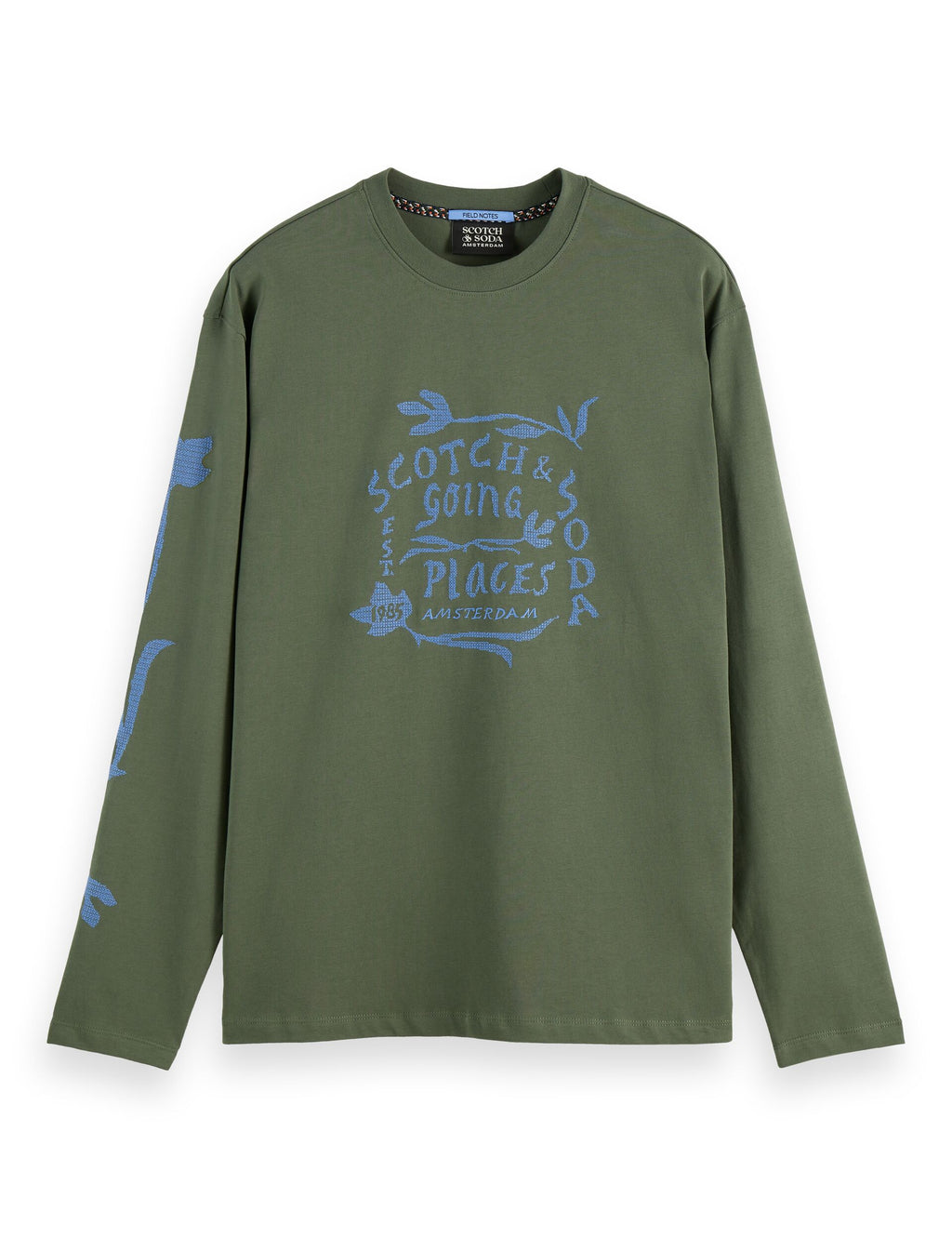 Relaxed Fit Artwork Long Sleeve T-Shirt