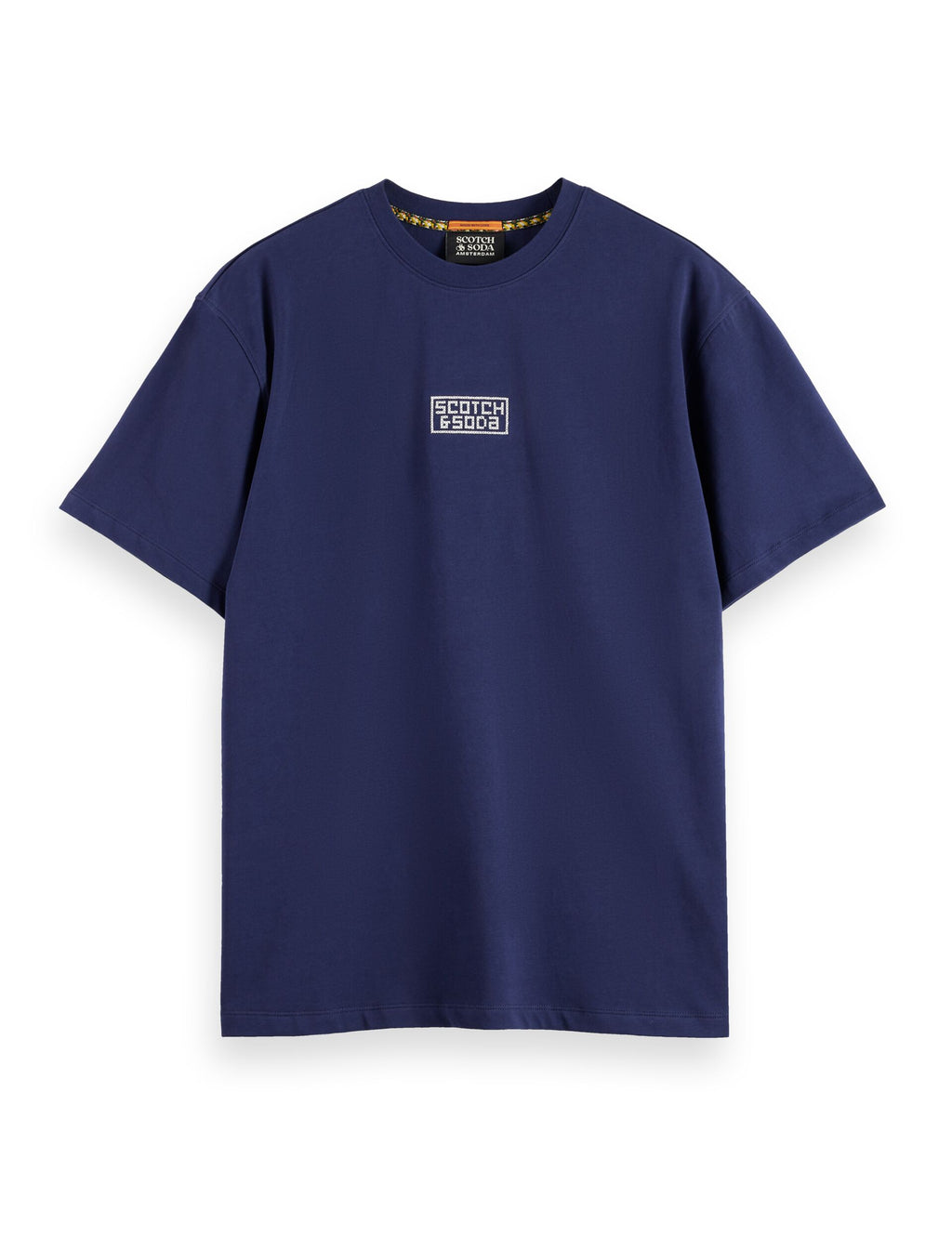 Relaxed Fit Cross-stitch Artwork T-shirt