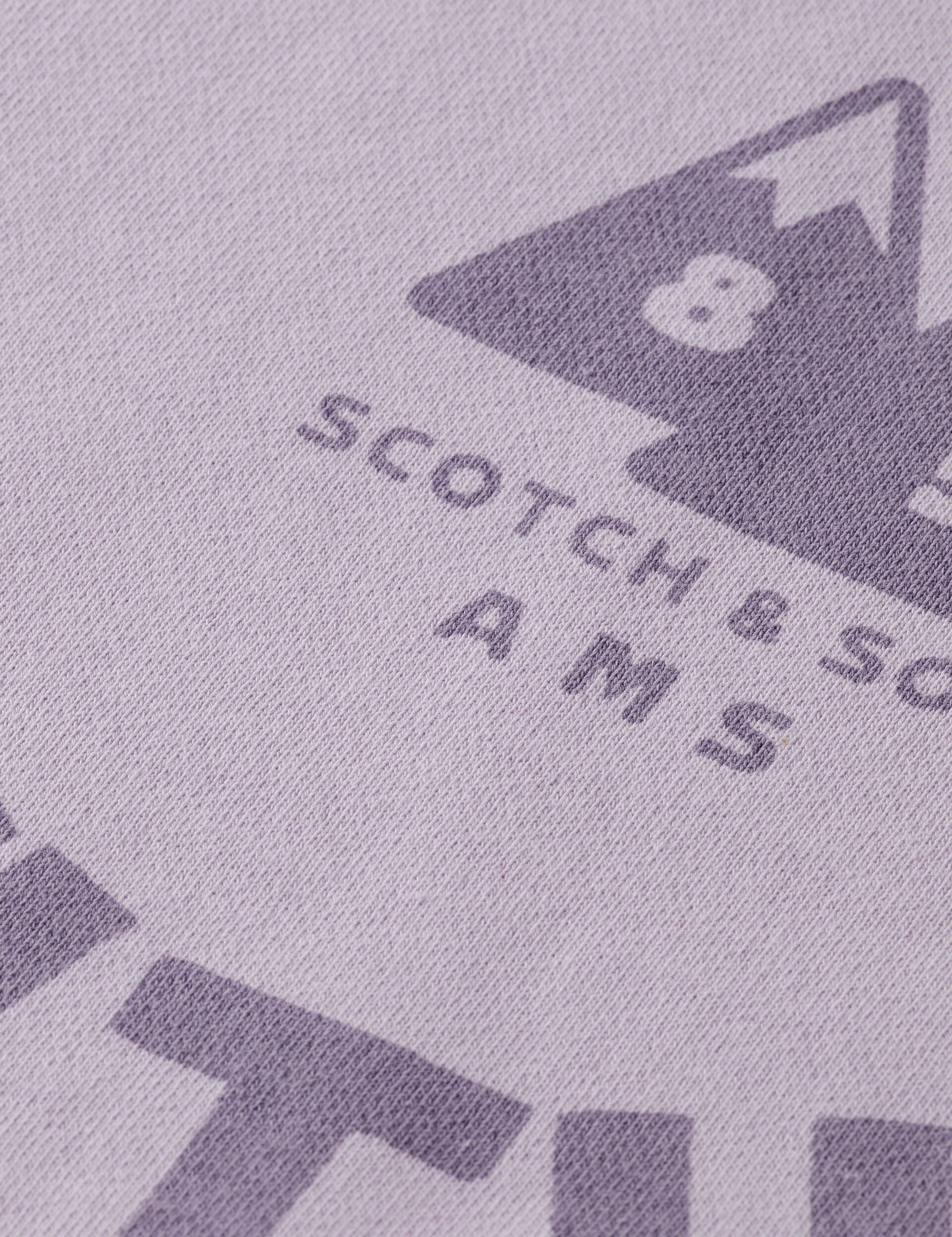 Relaxed fit garment-dyed artwork sweatshirt