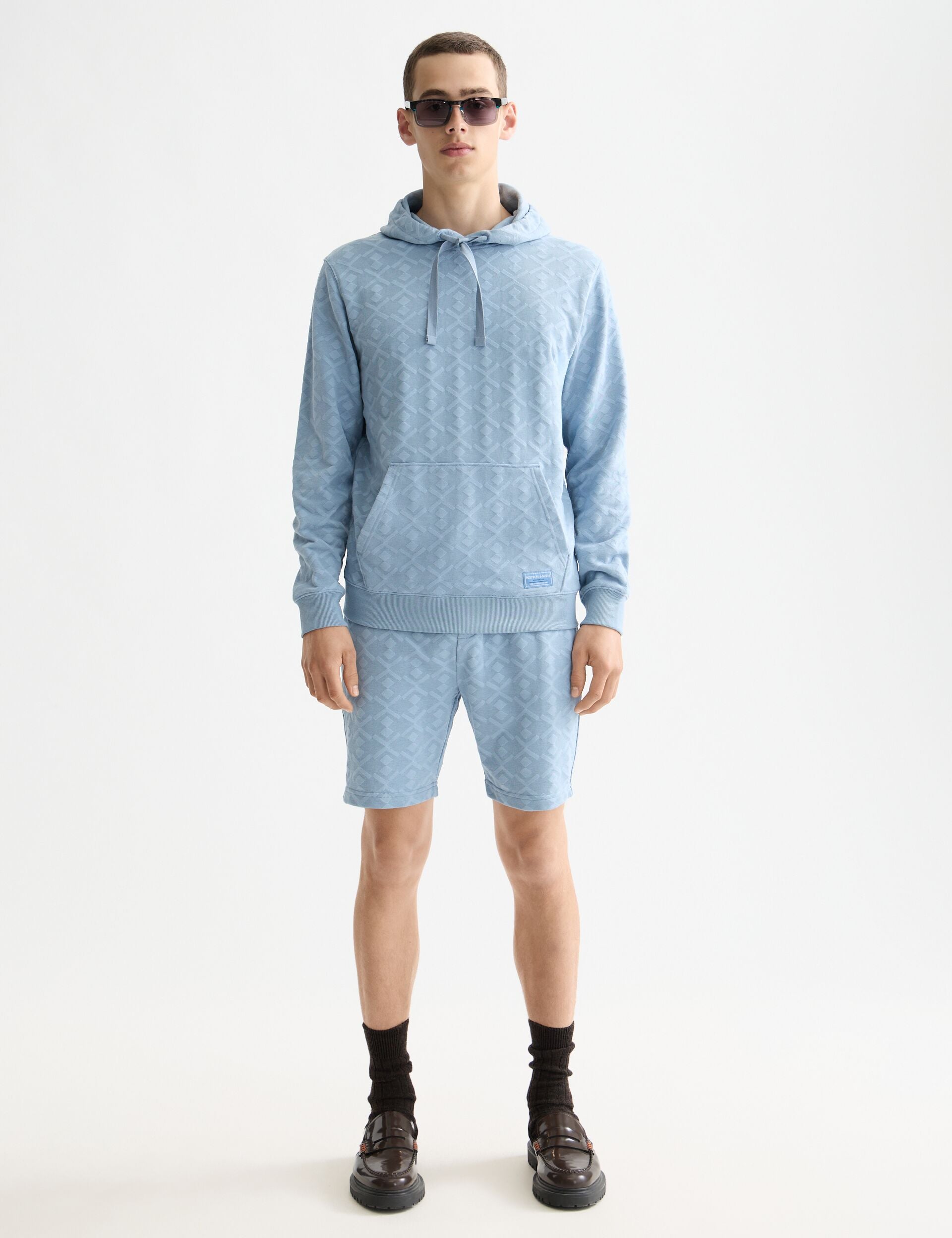 Jacquard Terry Hoodie