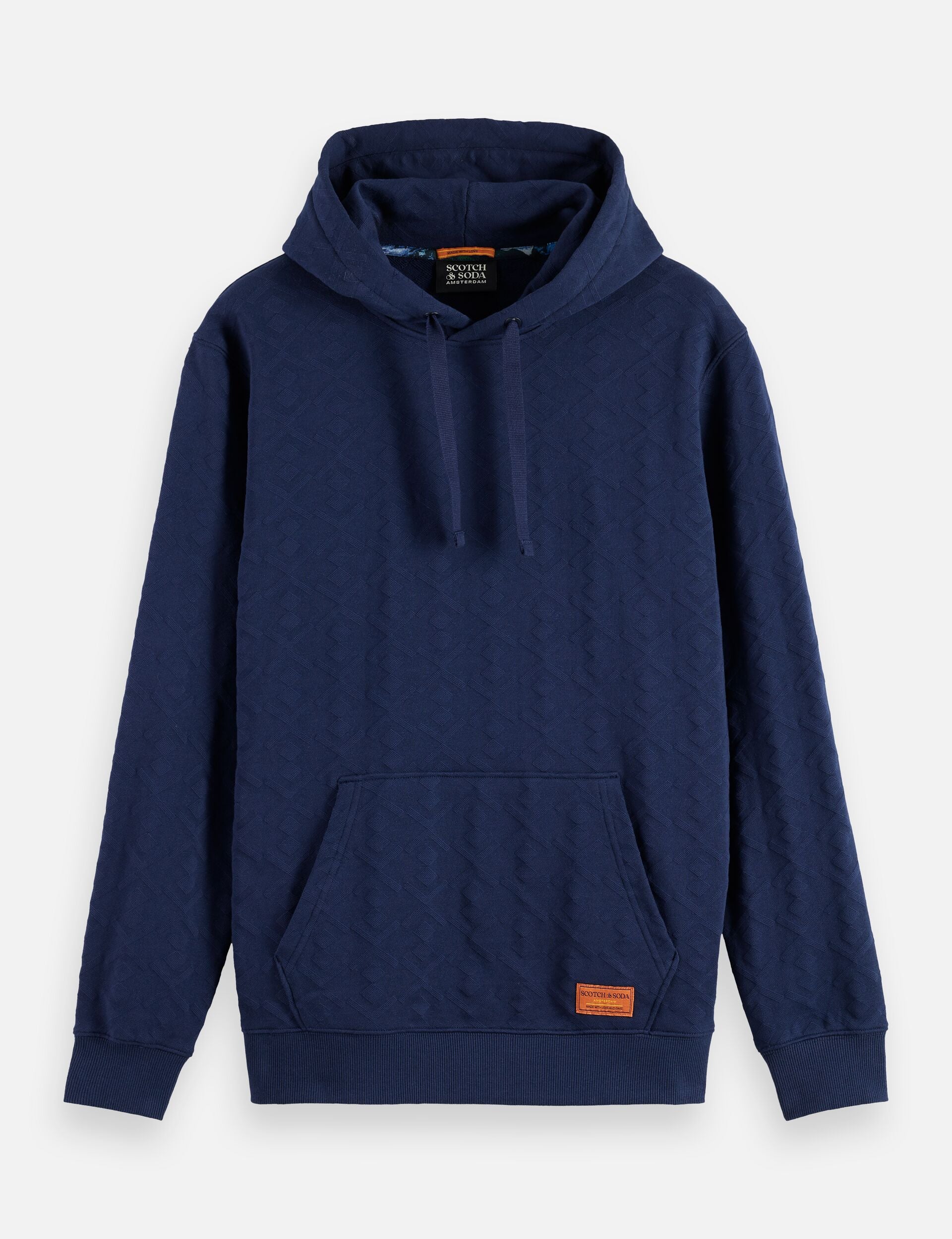 Scotch & Soda LOOSE FIT ARTWORK HOODIE - Felpa con cappuccio - off Scotch & Soda LOOSE FIT ARTWORK HOODIE - Felpa con cappuccio - off