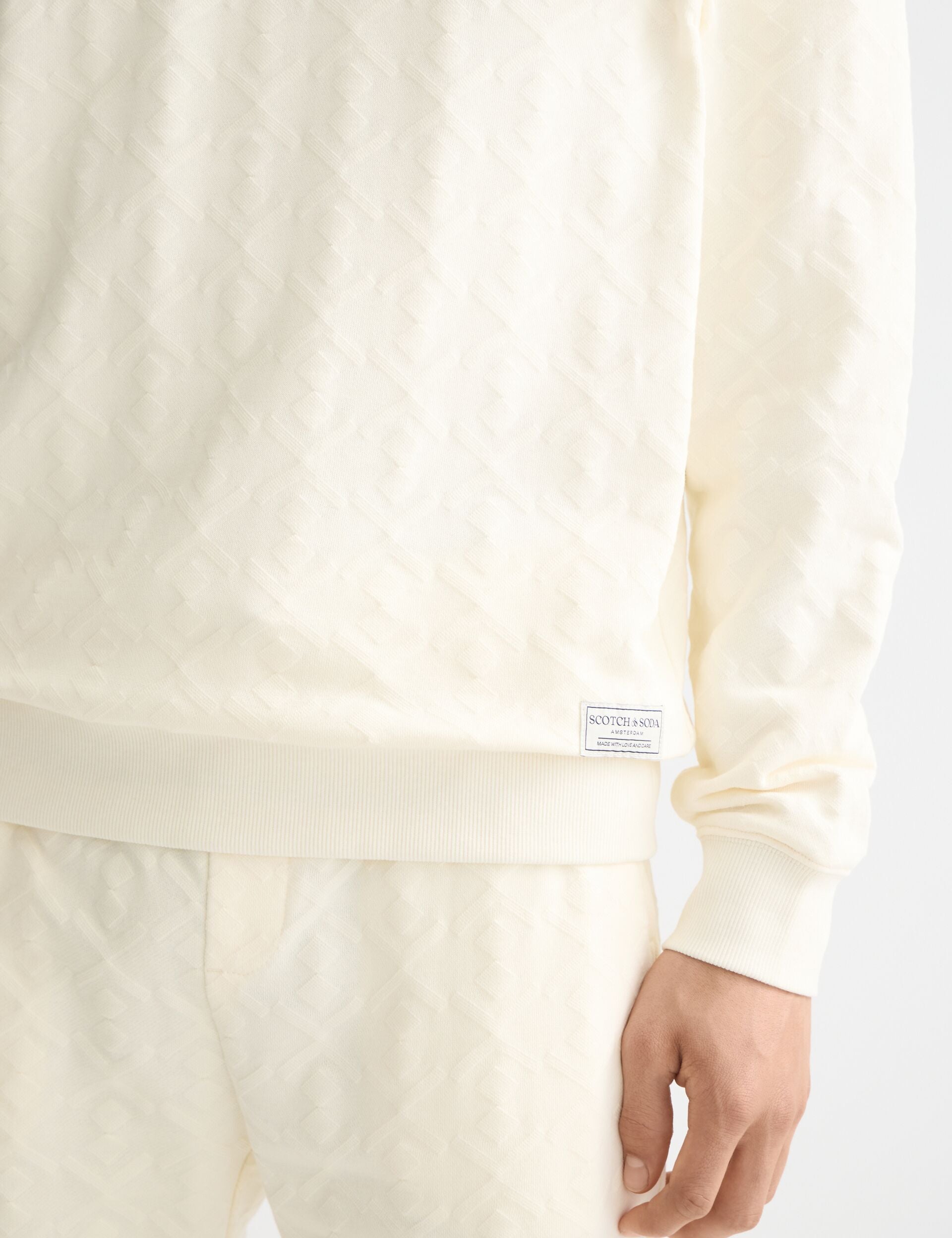 Jacquard Terry Sweatshirt