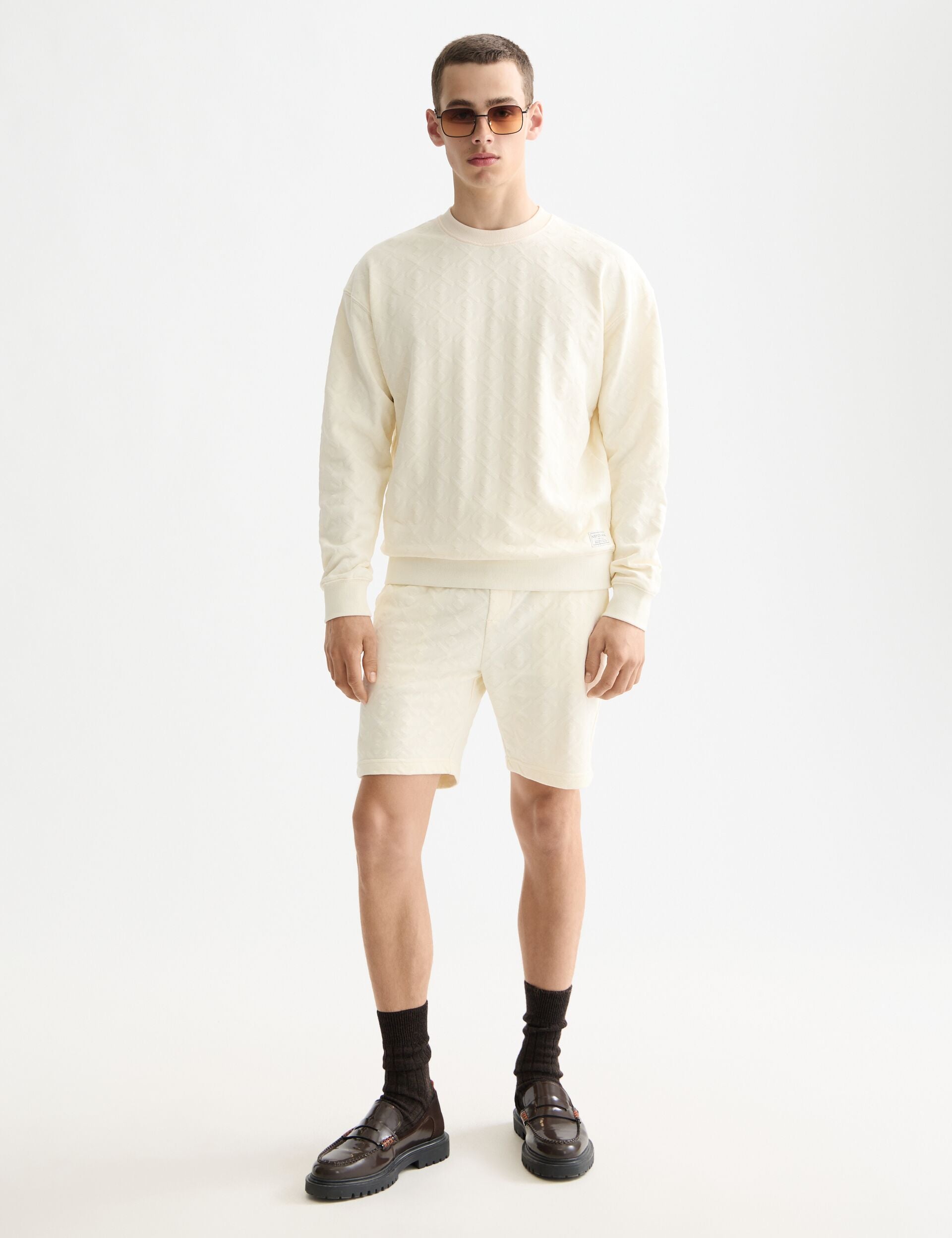 Jacquard Terry Sweatshirt