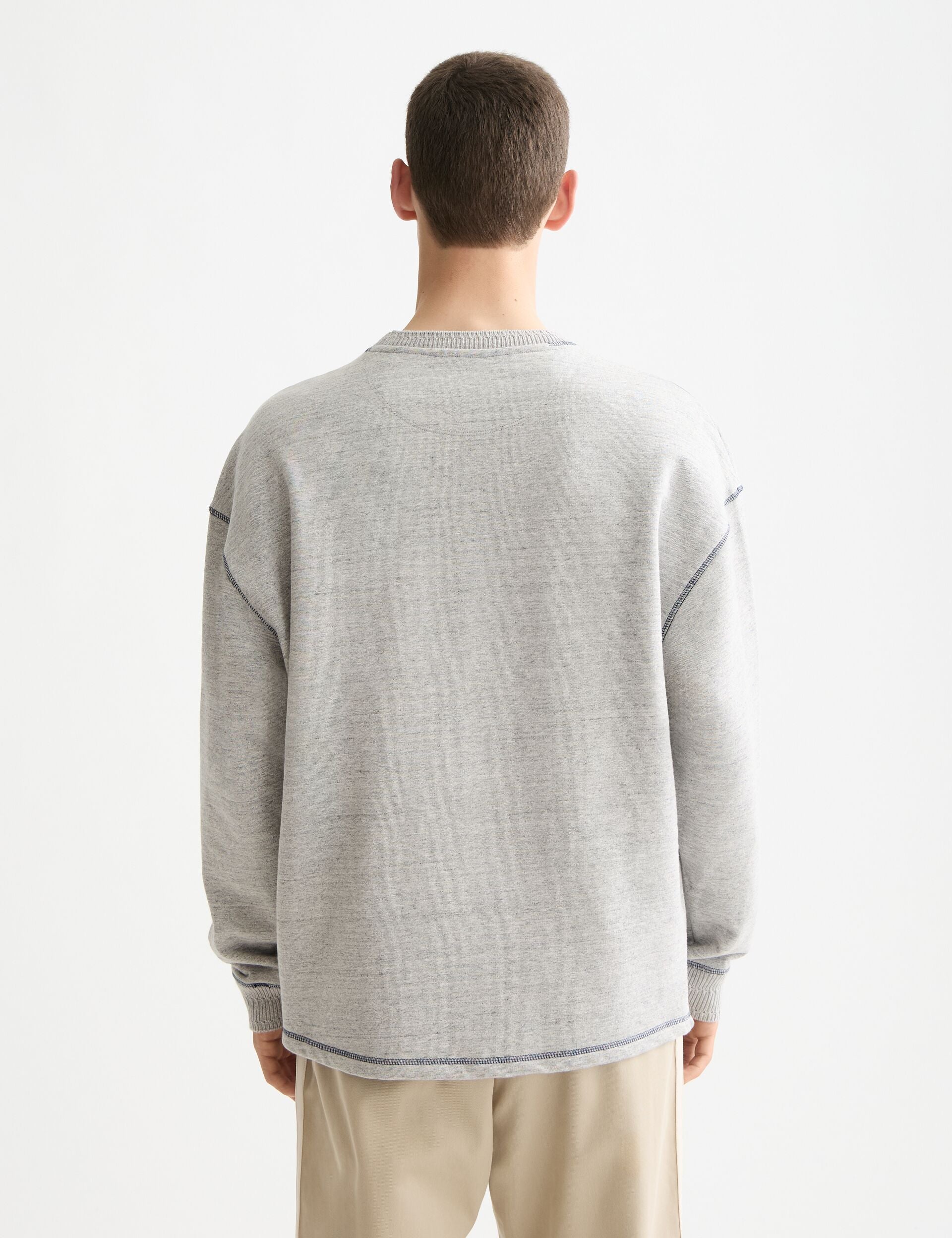 Loose Fit Label Sweatshirt