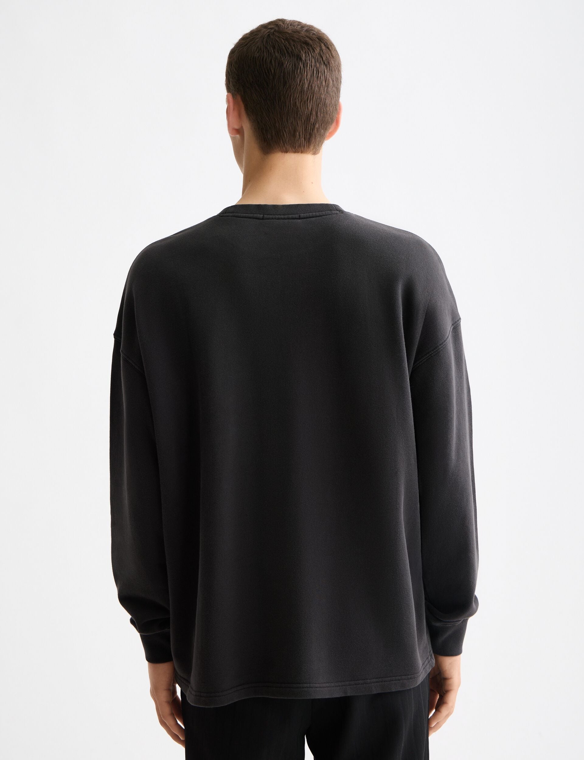 Loose Fit Overdyed AW Sweatshirt – Scotch & Soda