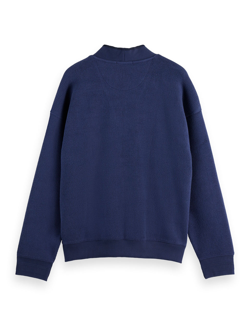 Loose Fit Button Down Sweatshirt