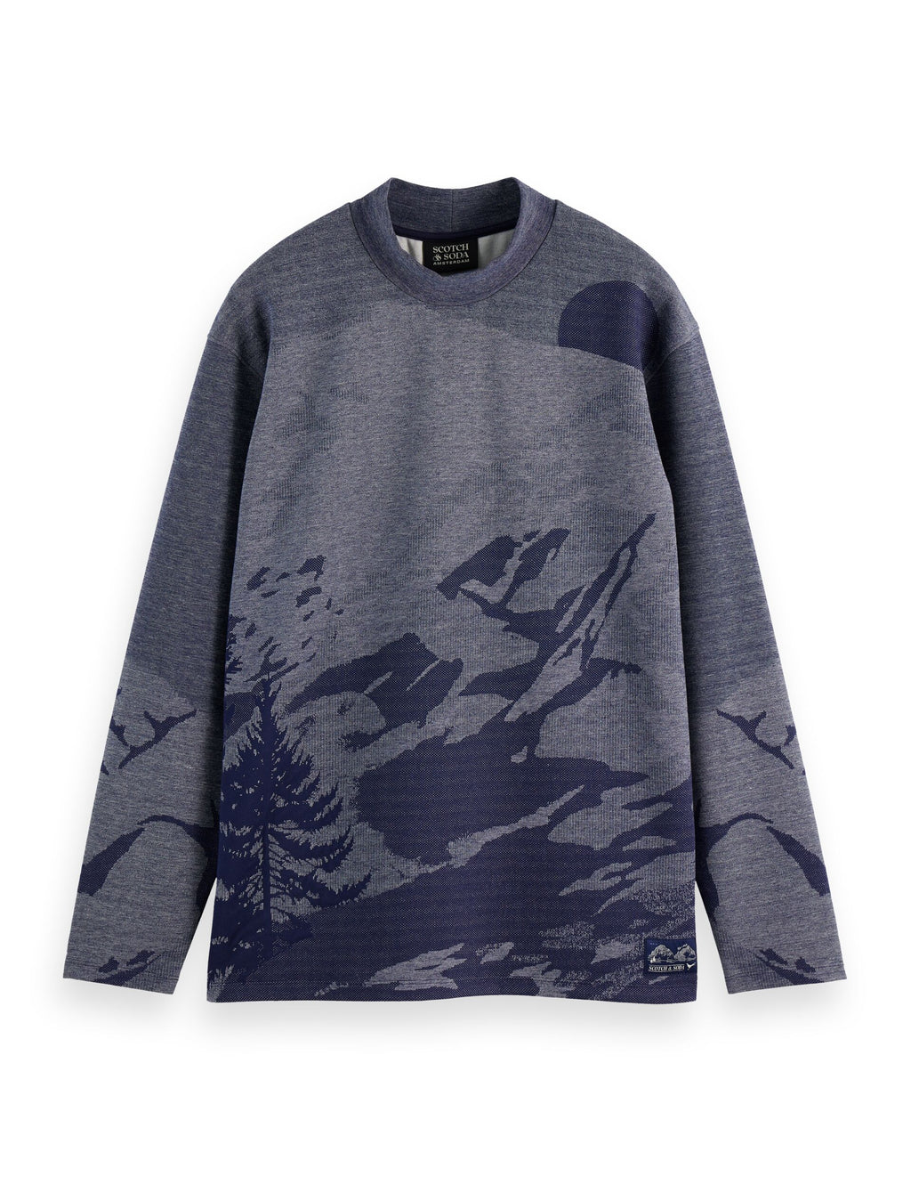 Relaxed Fit Jacquard Knit