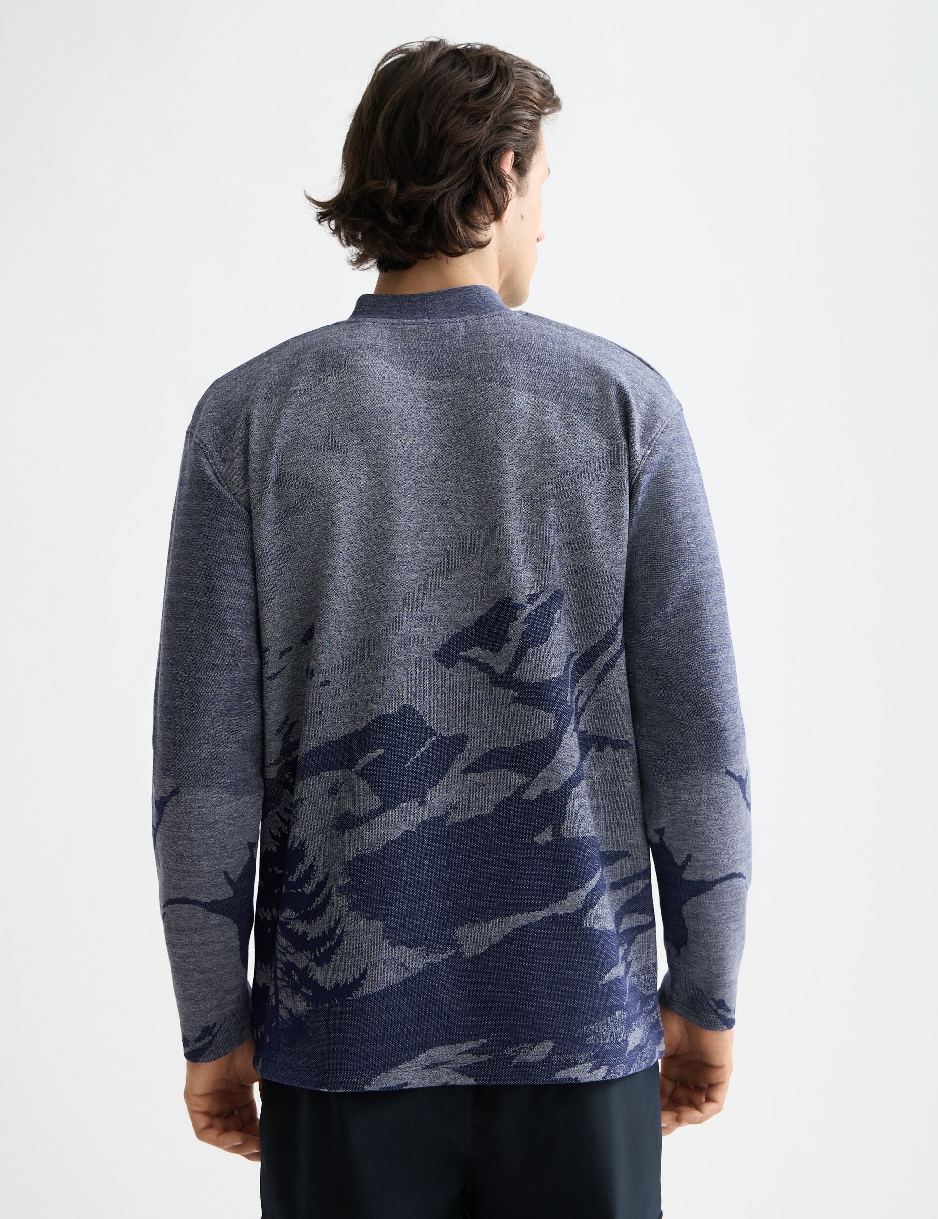 Relaxed Fit Jacquard Knit