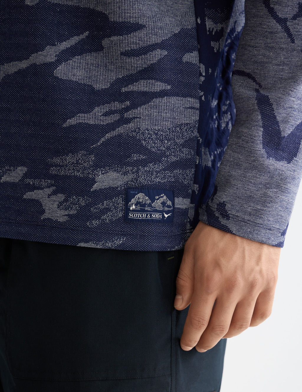 Relaxed Fit Jacquard Knit