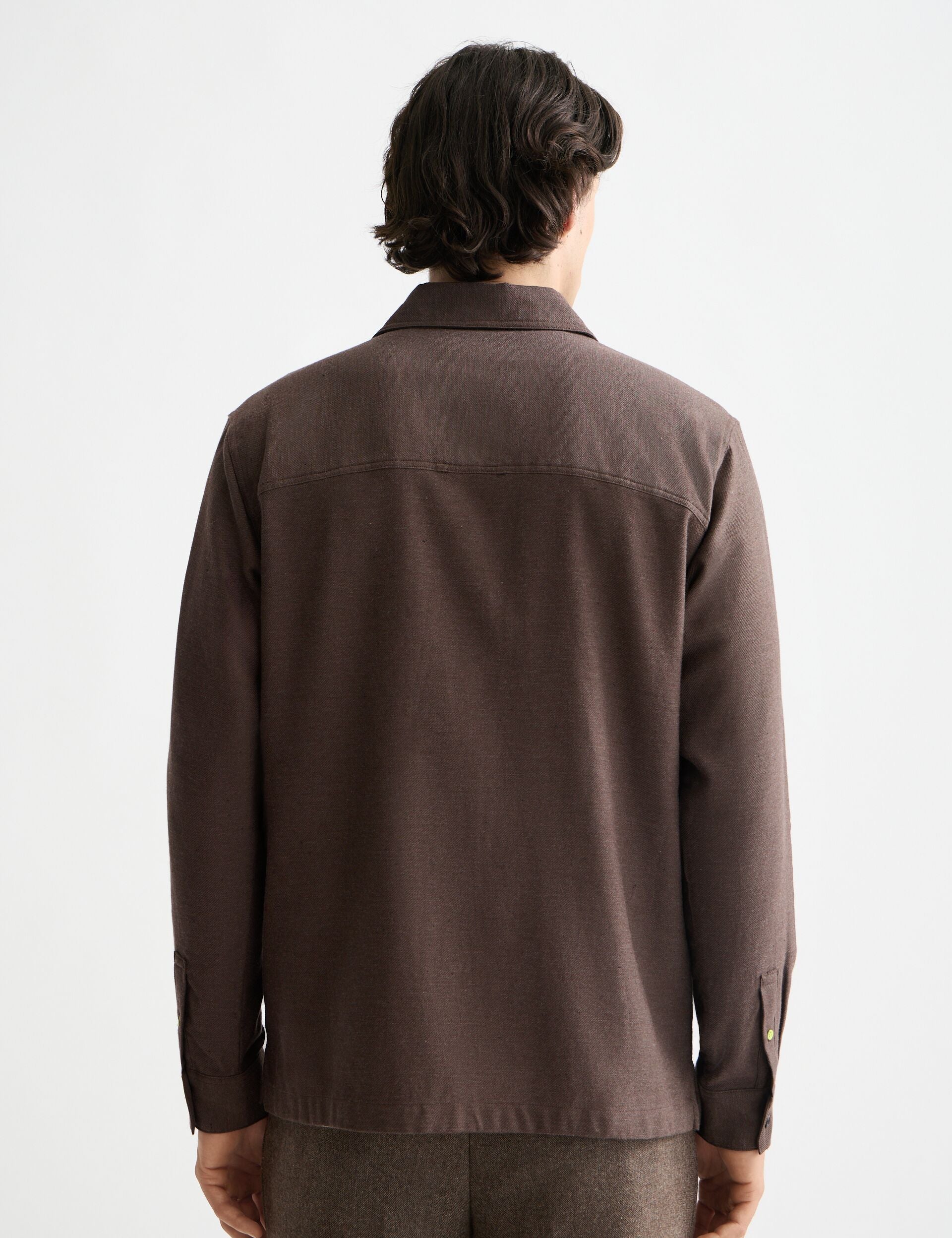 Melange relaxed-fit shirt