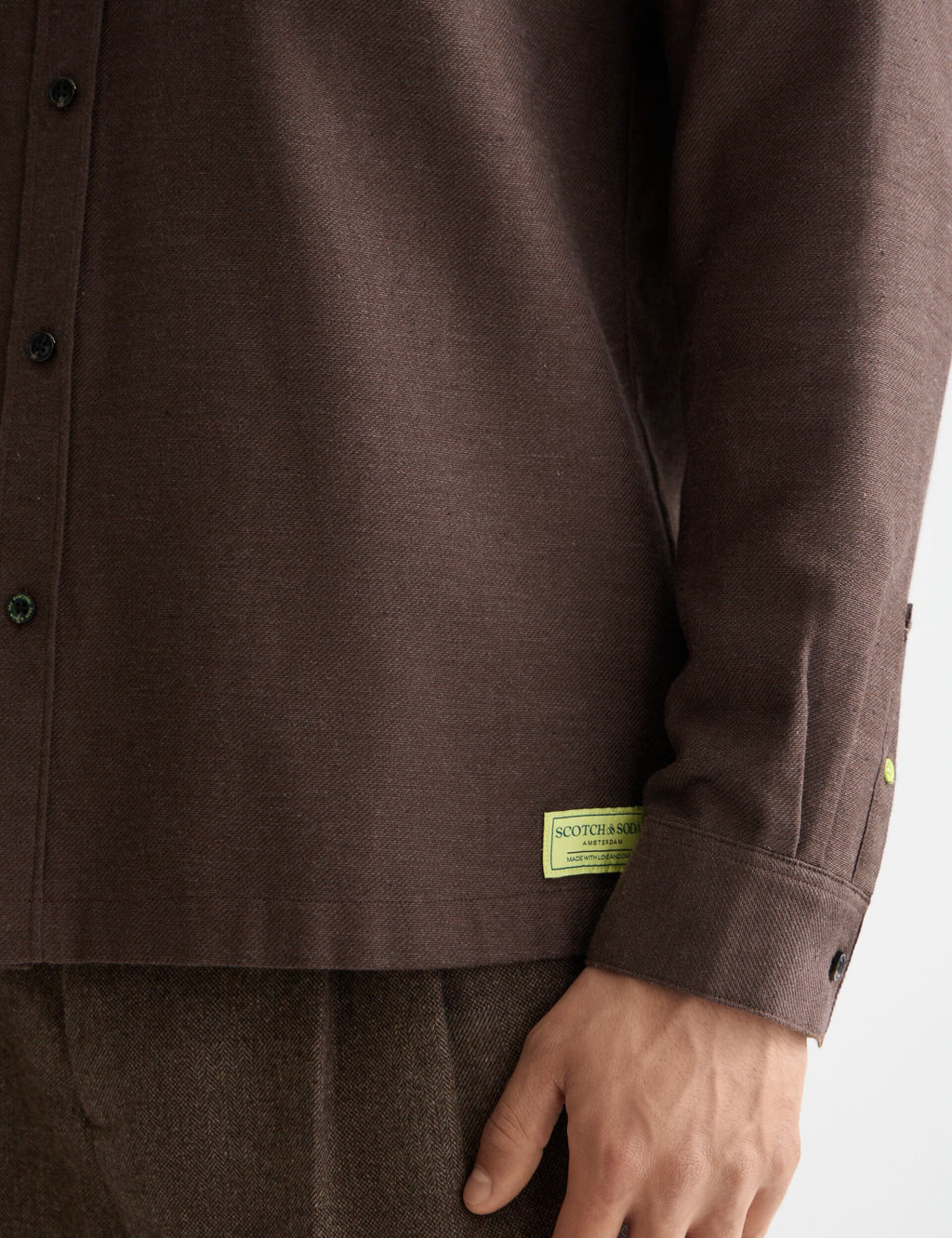 Melange relaxed-fit shirt