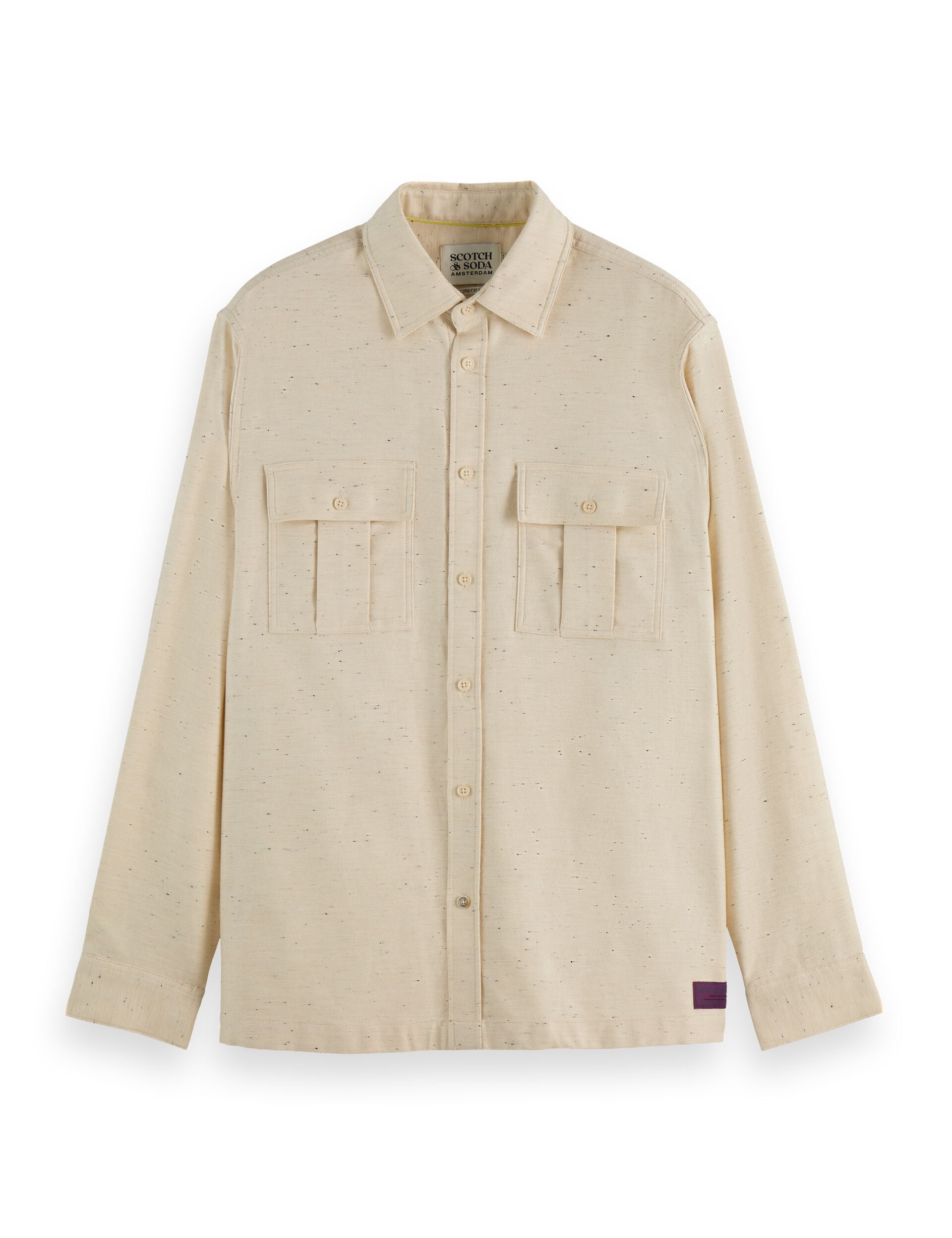 Melange relaxed-fit shirt