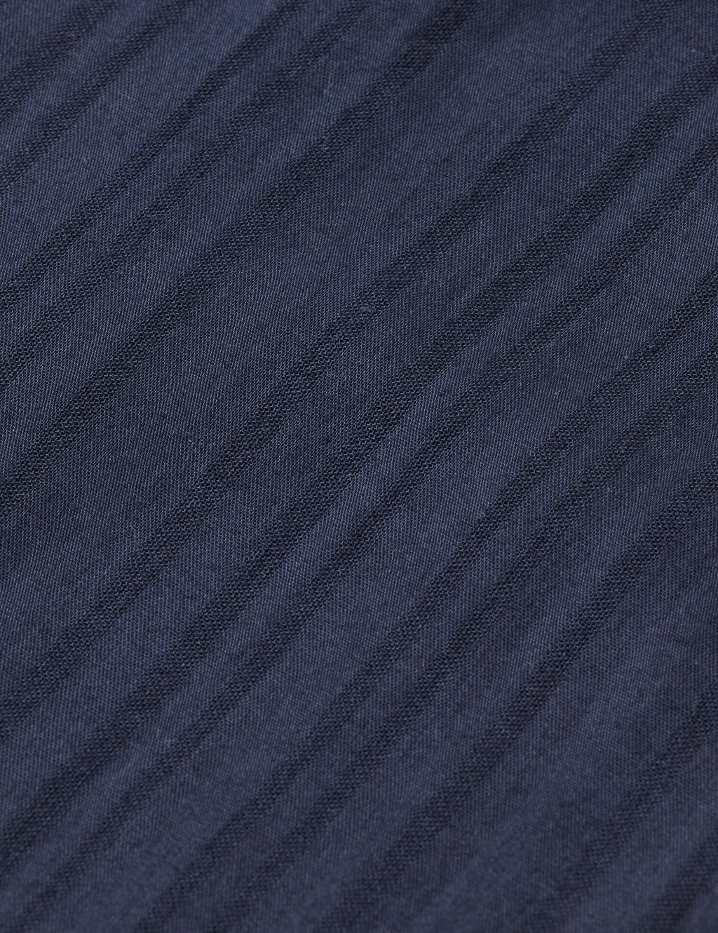 Structured-stripe short-sleeved shirt