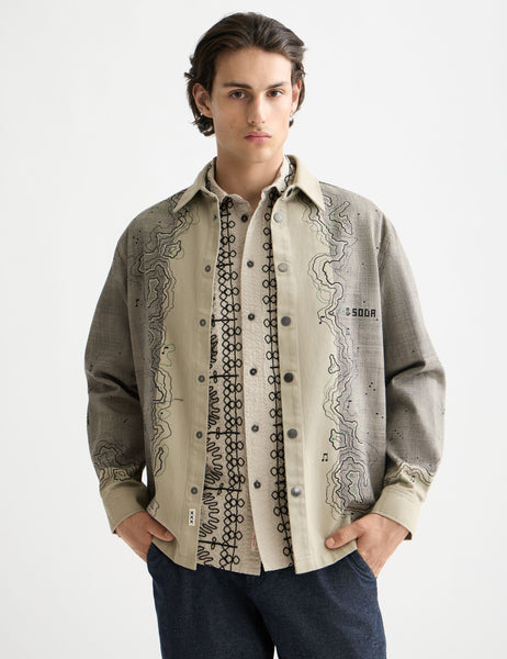 Placement graphic overshirt – Scotch & Soda