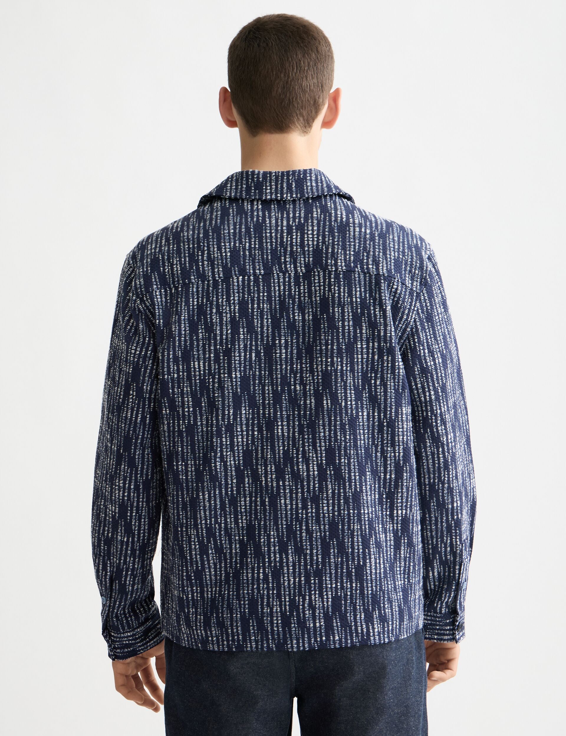 Jacquard overshirt