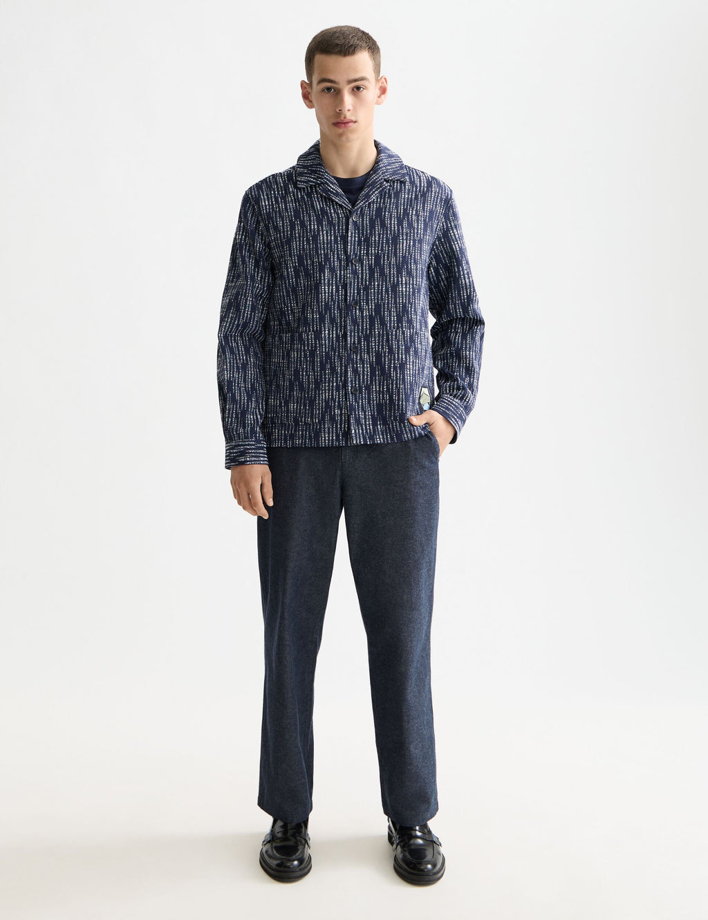 Jacquard overshirt