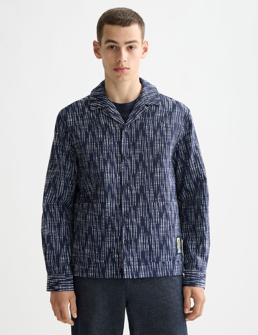 Jacquard overshirt