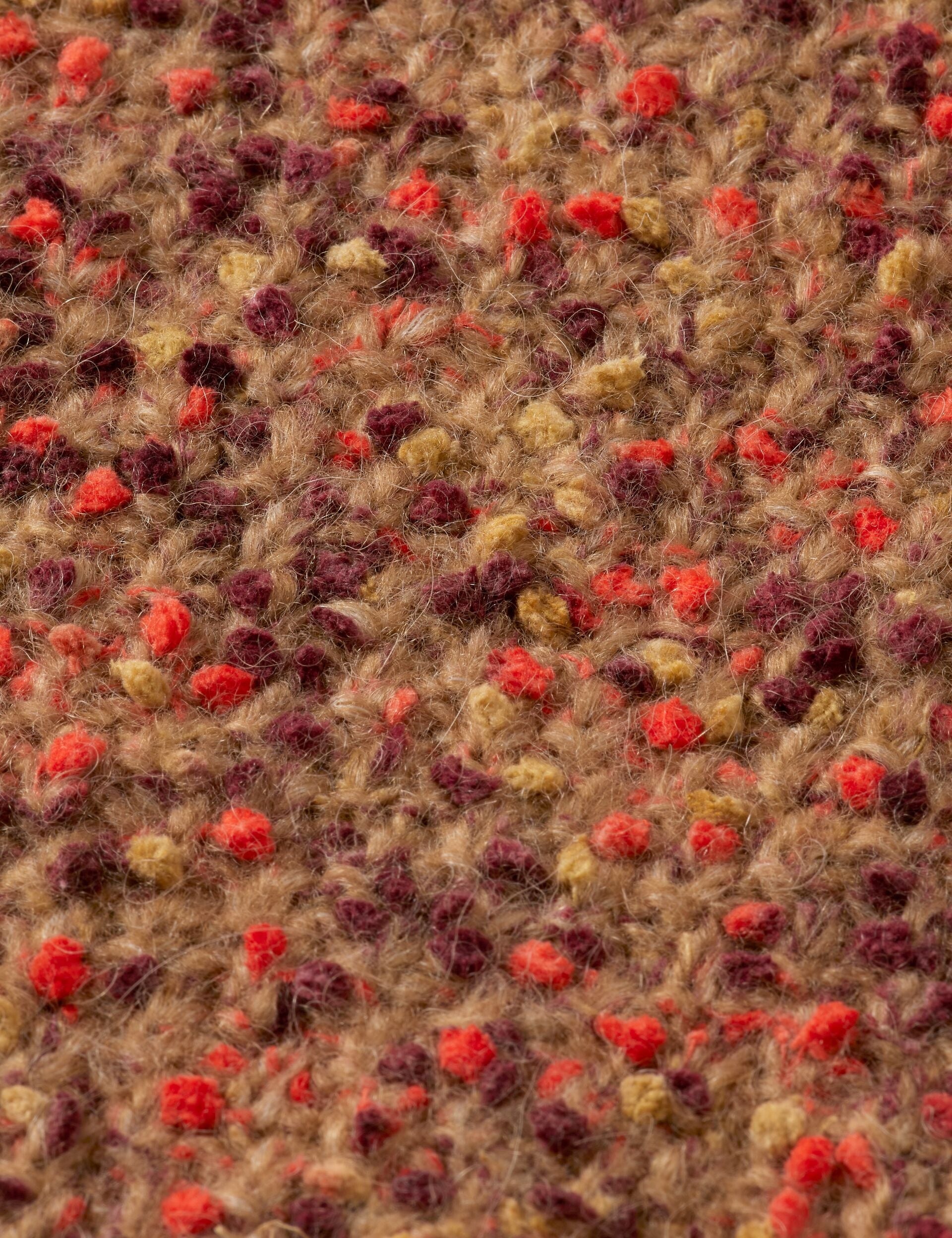 Chunky Slub Dropped Shoulder Pullover