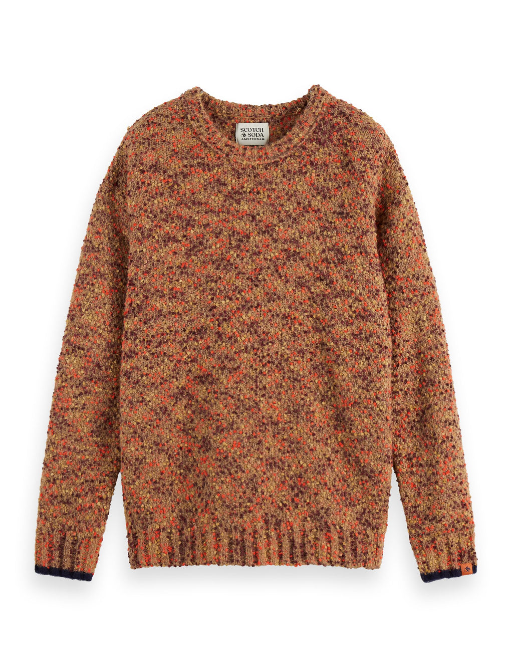 Chunky Slub Dropped Shoulder Pullover