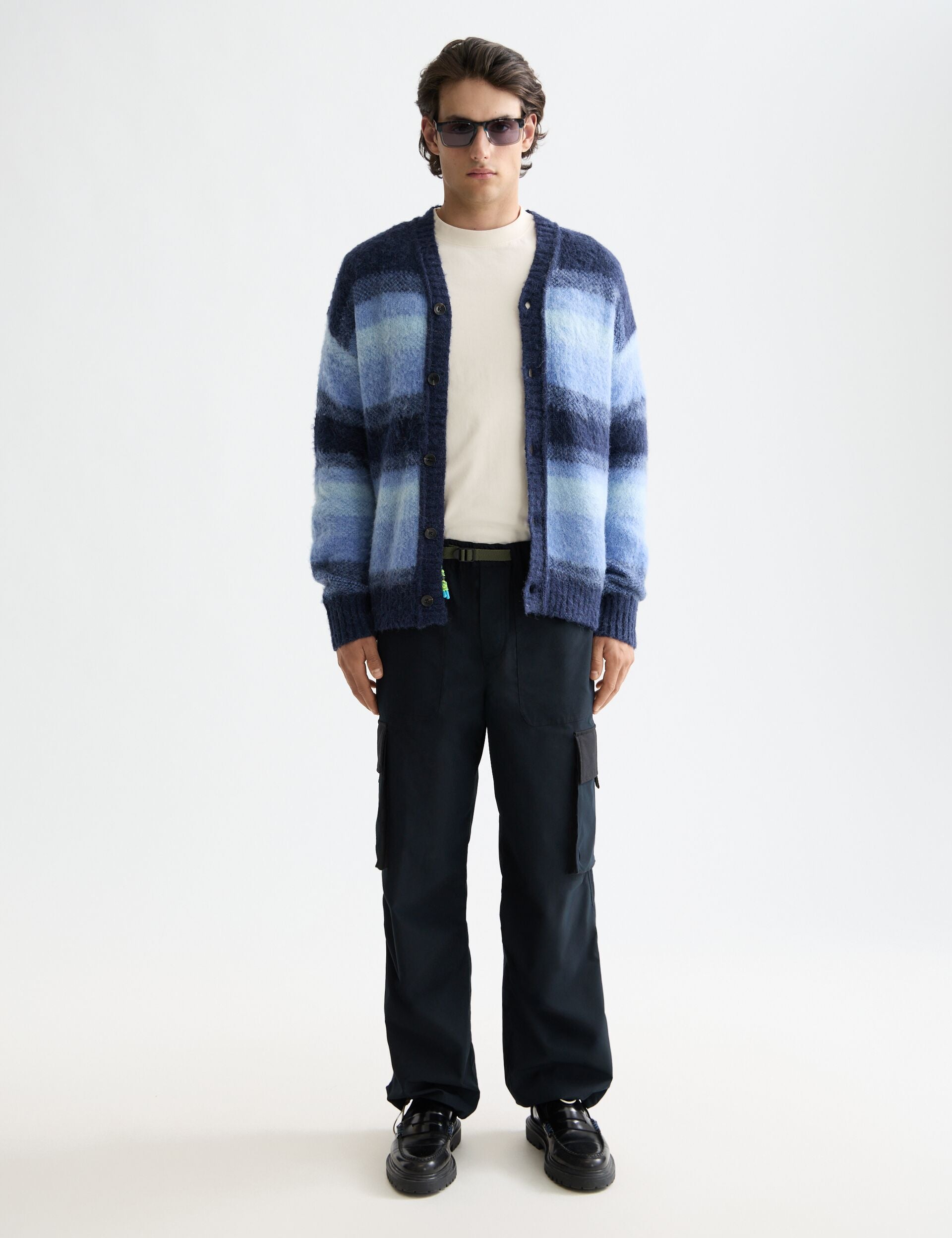 Alpaca wool blend cardigan