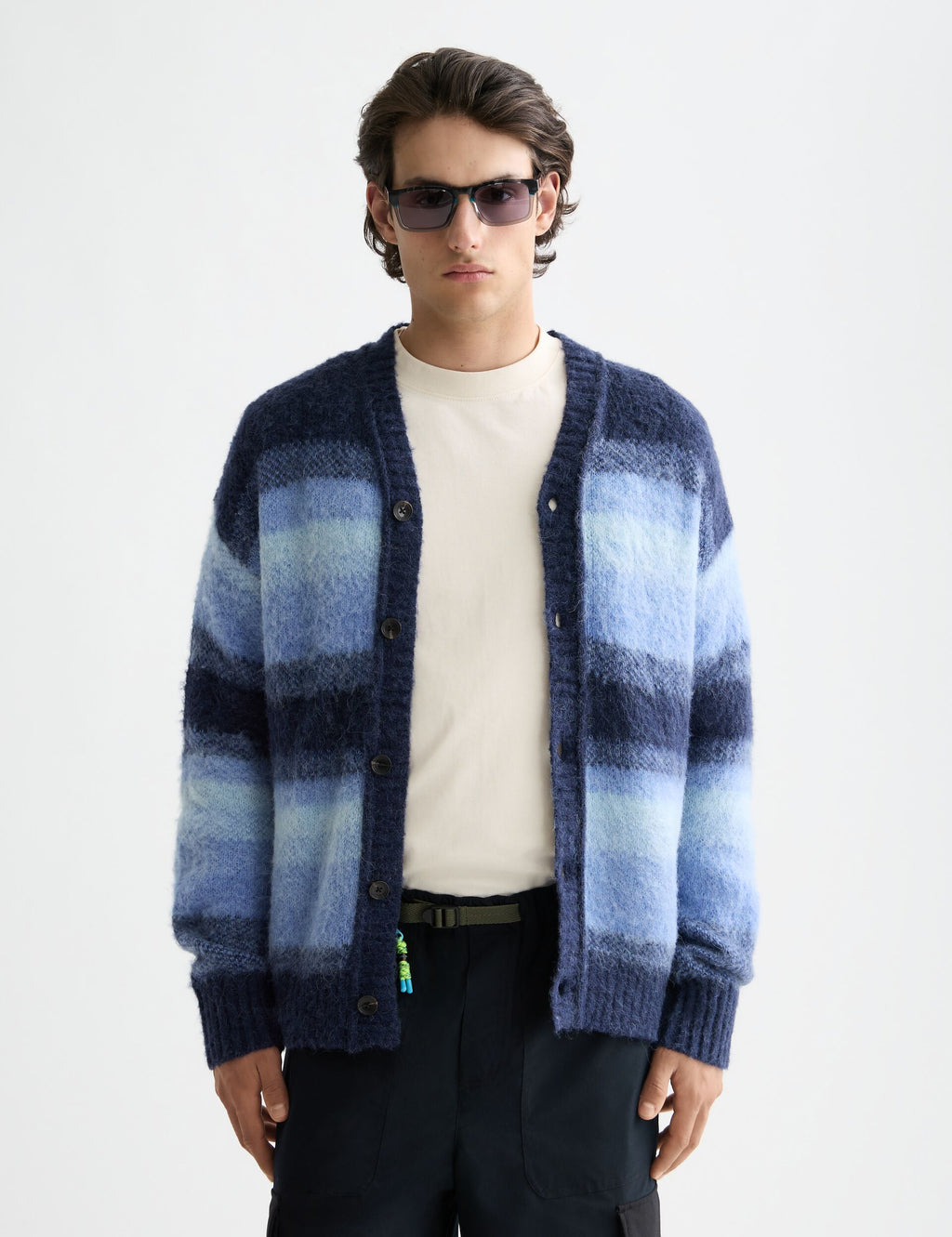 Alpaca wool blend cardigan